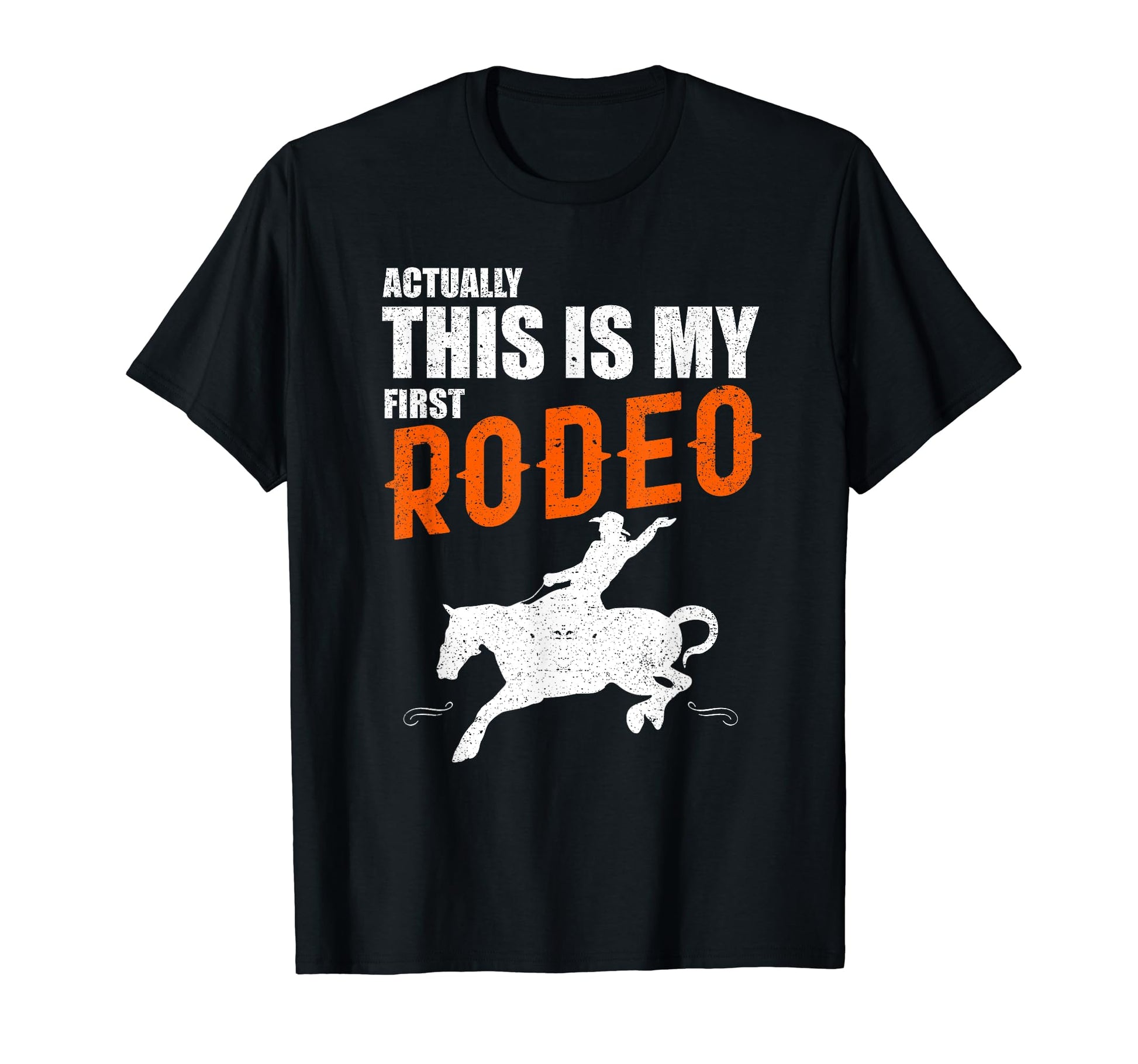 This Is My First Rodeo Horseback Riding T-Shirt - Aesthetic Graphic Unisex - T-Shirt, Sweatshirt, Hoodie
