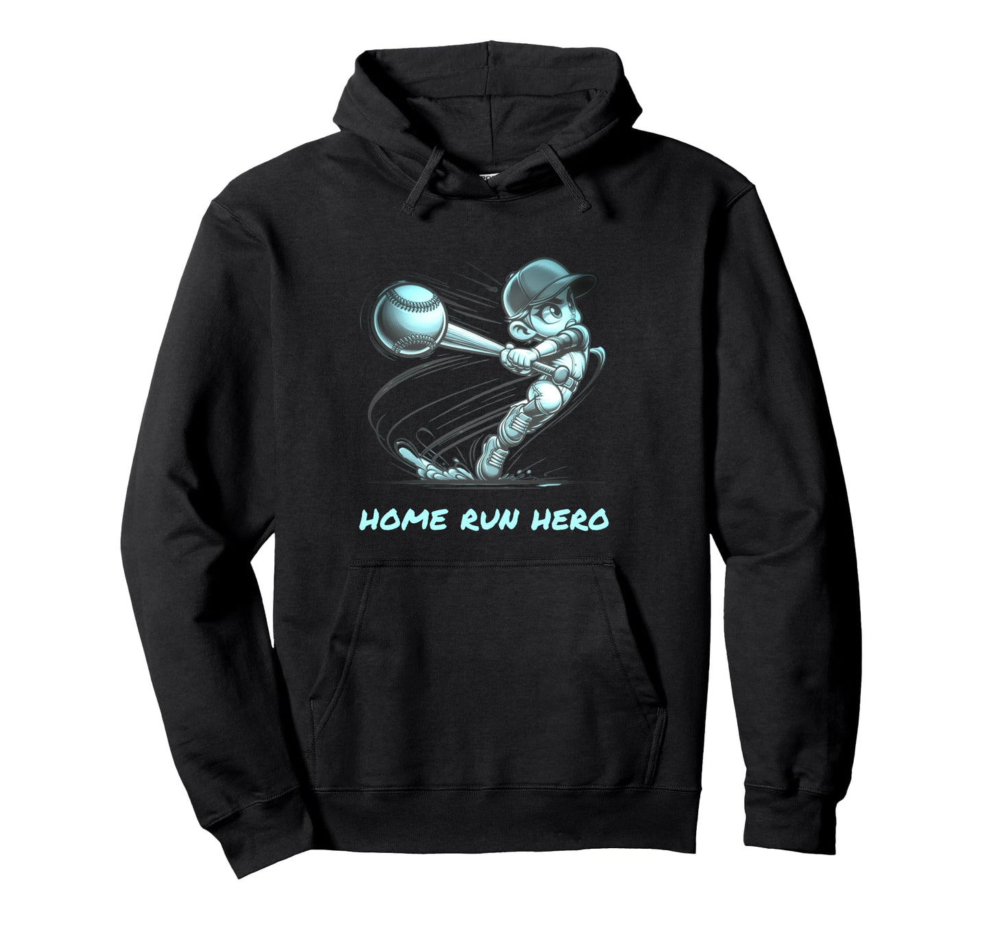 Home Run Hero Fun Softball Baseball And Hoodie - Novelty Apparel Men Women - T-Shirt, Sweatshirt, Hoodie