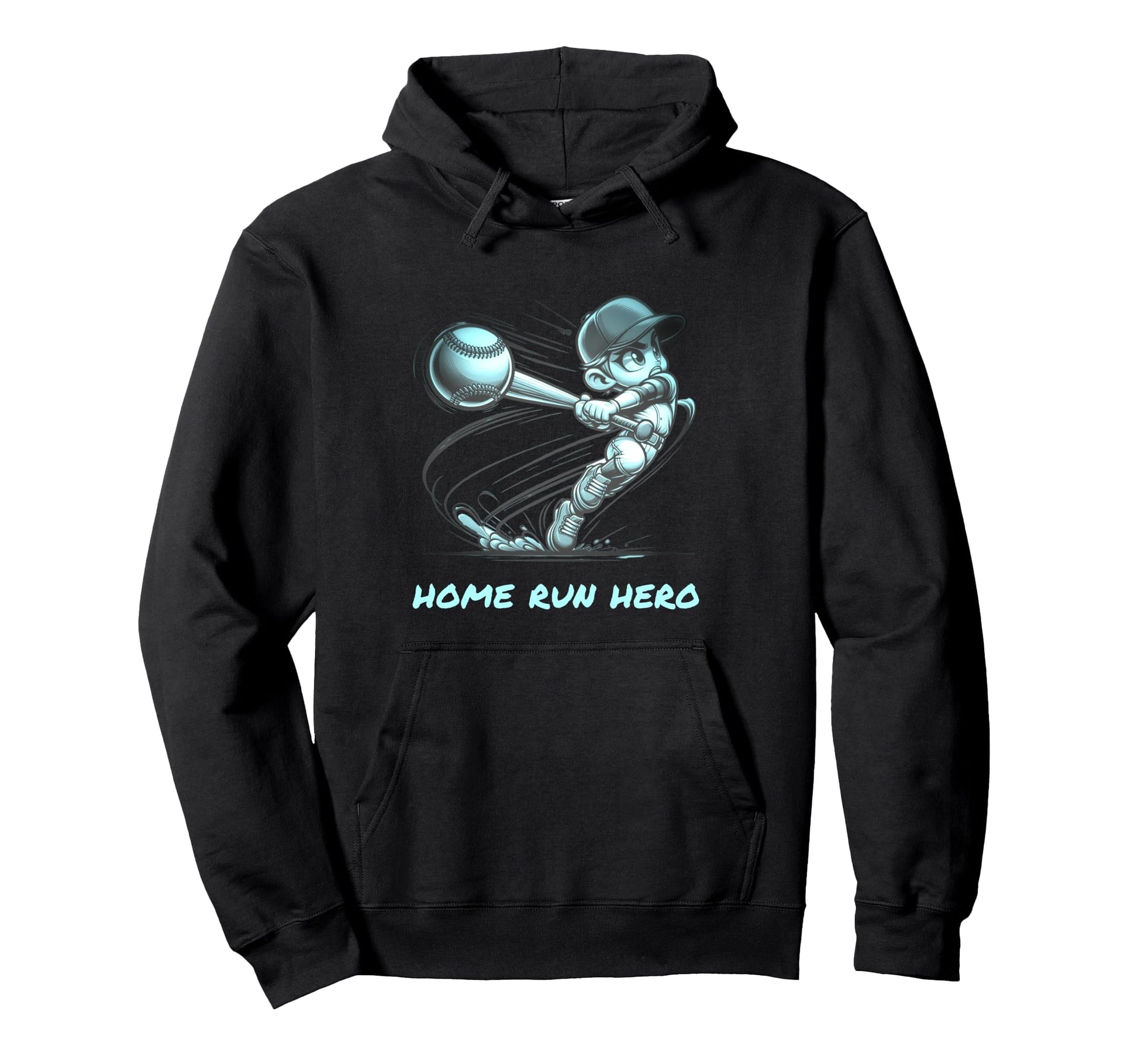 Home Run Hero Fun Softball Baseball And Hoodie - Novelty Apparel Men Women - T-Shirt, Sweatshirt, Hoodie