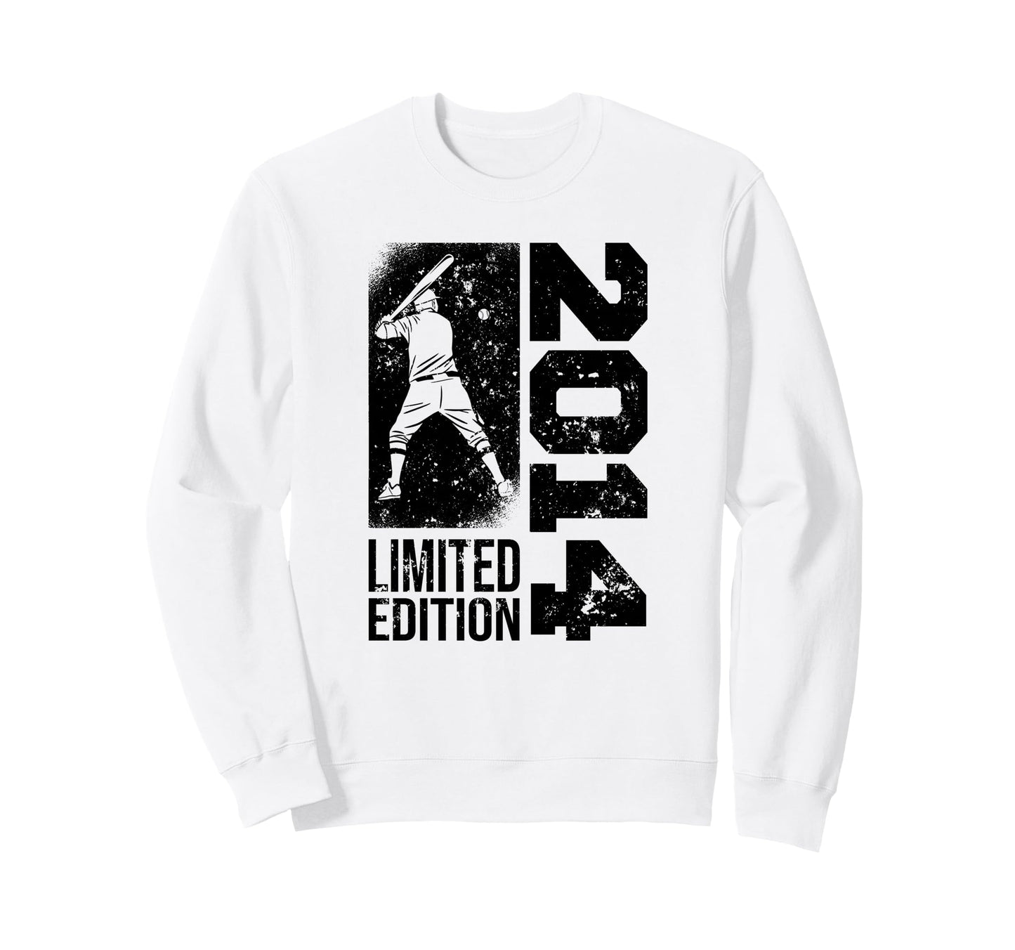 Baseball Player Born 2014 Birthday Sweatshirt - Trendy Graphic Men Women - T-Shirt, Sweatshirt, Hoodie