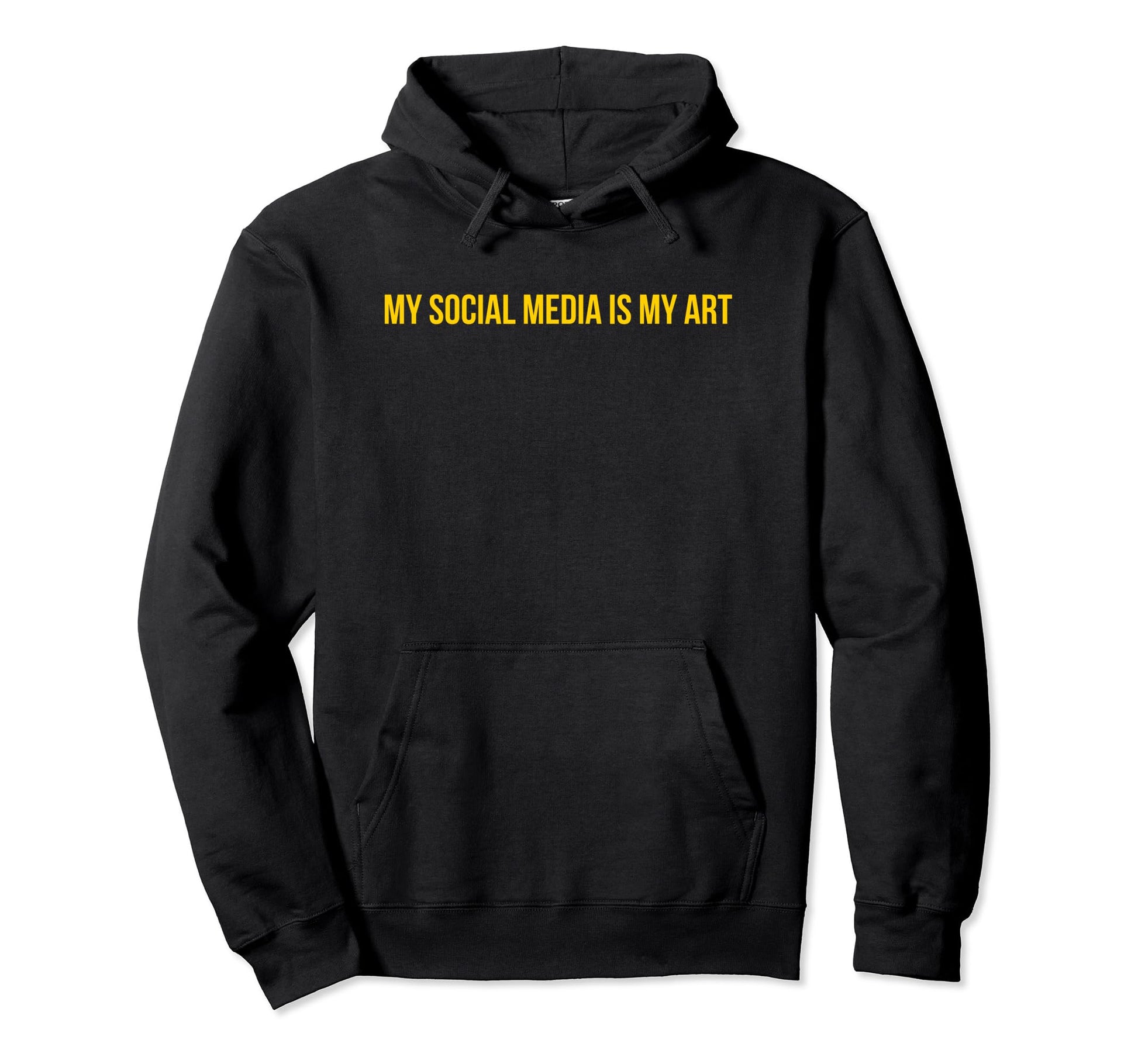My Social Media Is My Art Y2K Hoodie - Novelty Apparel for Adults - T-Shirt, Sweatshirt, Hoodie