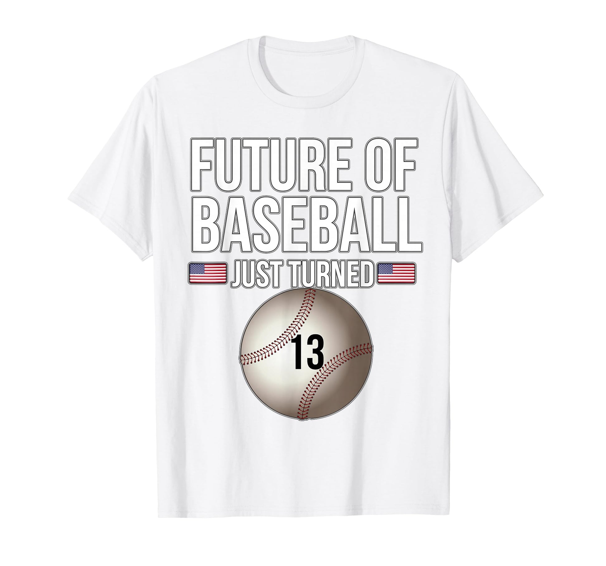 13Th Birthday Baseball 13 Year Old T-Shirt - Unique Graphic Men Women - T-Shirt, Sweatshirt, Hoodie