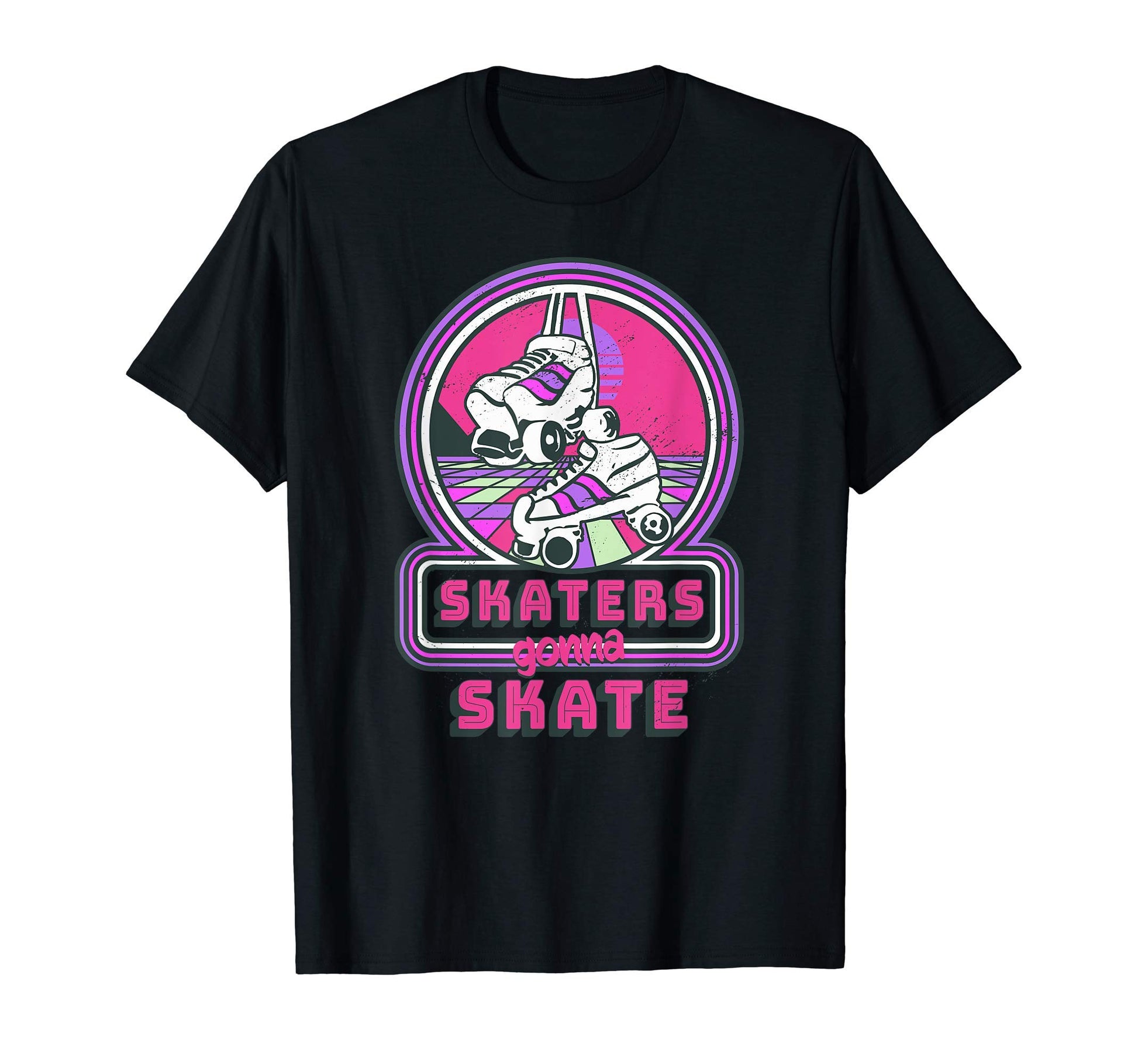 Skaters Gonna Skate Skating 80S Disco T-Shirt - Streetwear Style Men Women - T-Shirt, Sweatshirt, Hoodie