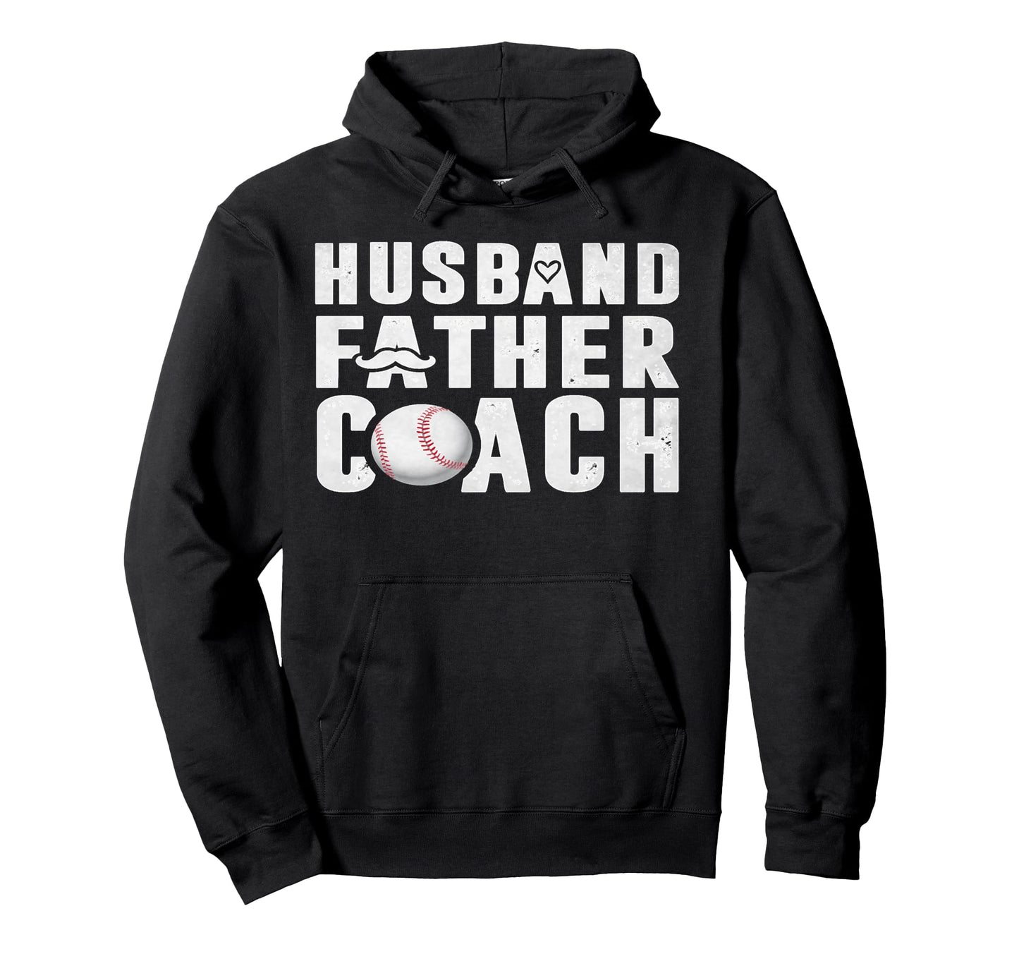 Softball Coach Dad Husband Baseball Hoodie - Streetwear Style Unisex - T-Shirt, Sweatshirt, Hoodie