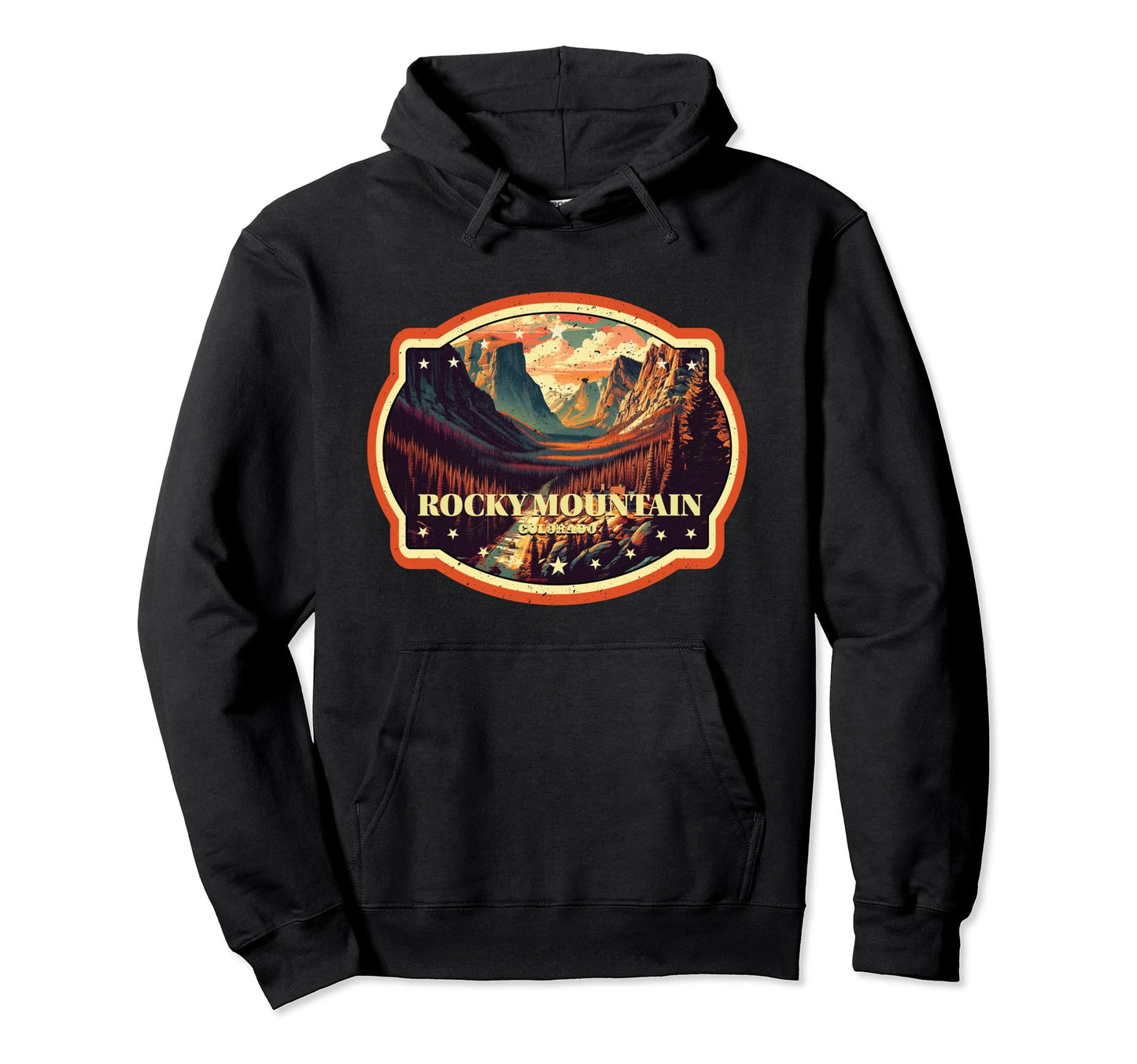 Rocky Mountain National Park Forest Hoodie - Streetwear Style Men Women - T-Shirt, Sweatshirt, Hoodie