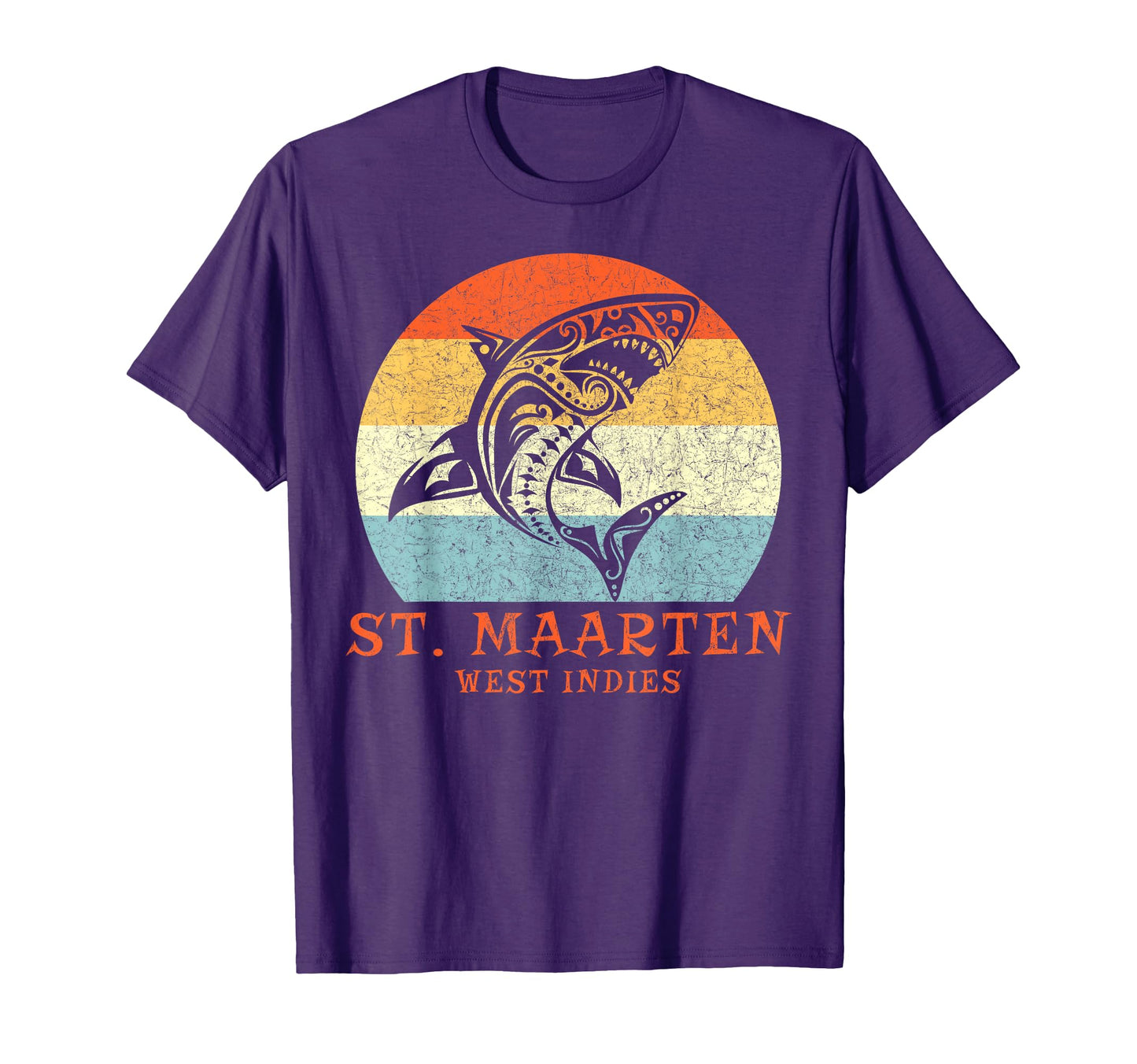 St Maarten West Indies Tribal T-Shirt - Casual Everyday Wear Men Women - T-Shirt, Sweatshirt, Hoodie