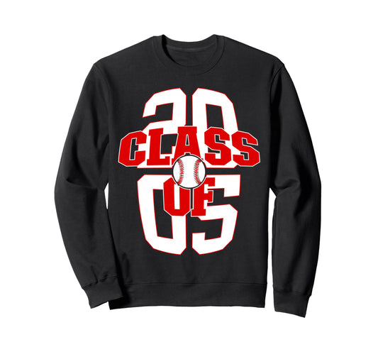 21 Years Class 2005 Baseball 21St Sweatshirt - Minimalist Print Unisex - T-Shirt, Sweatshirt, Hoodie