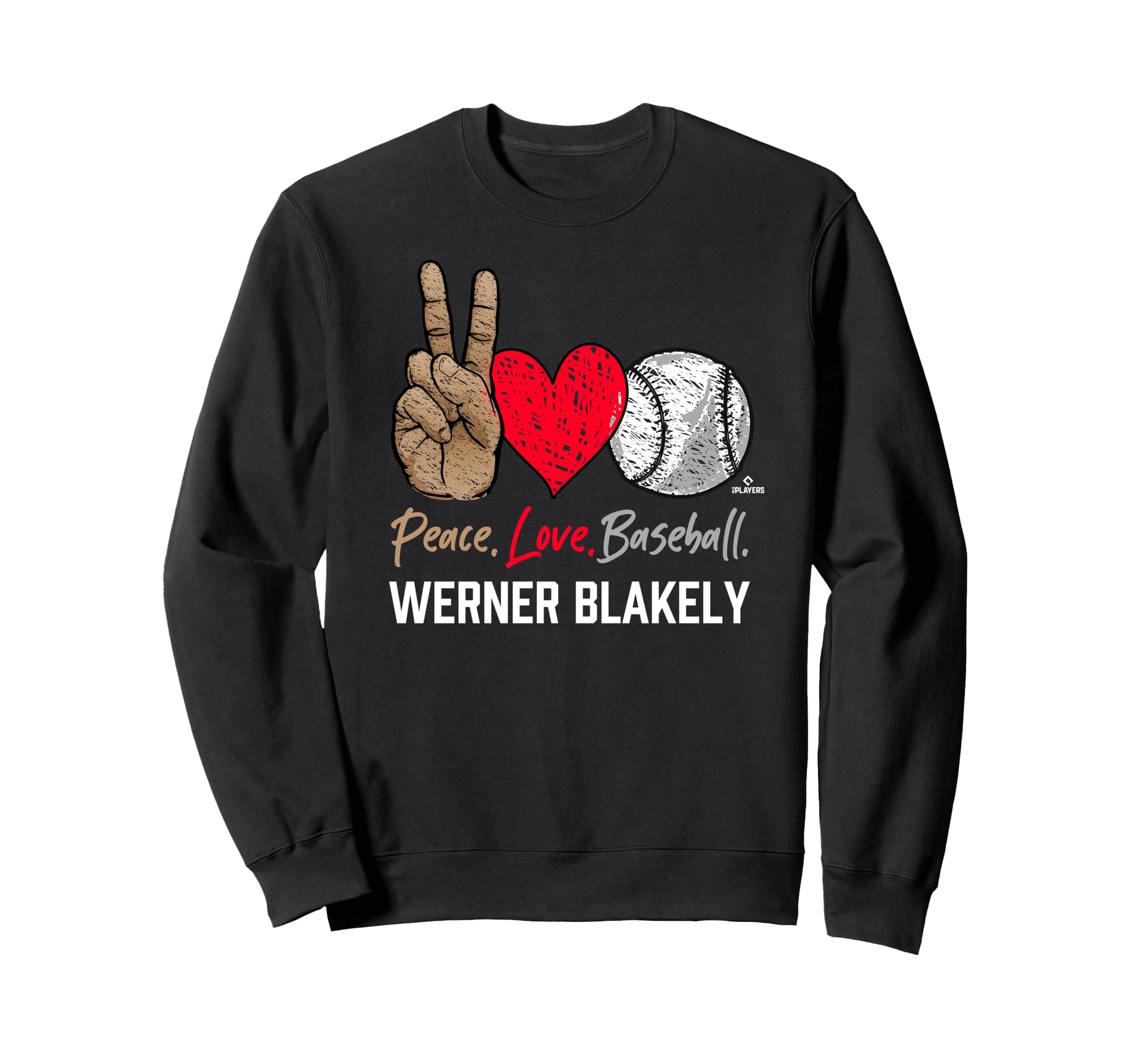 Peace Love Werner Blakely Sweatshirt - Aesthetic Graphic for Adults - T-Shirt, Sweatshirt, Hoodie