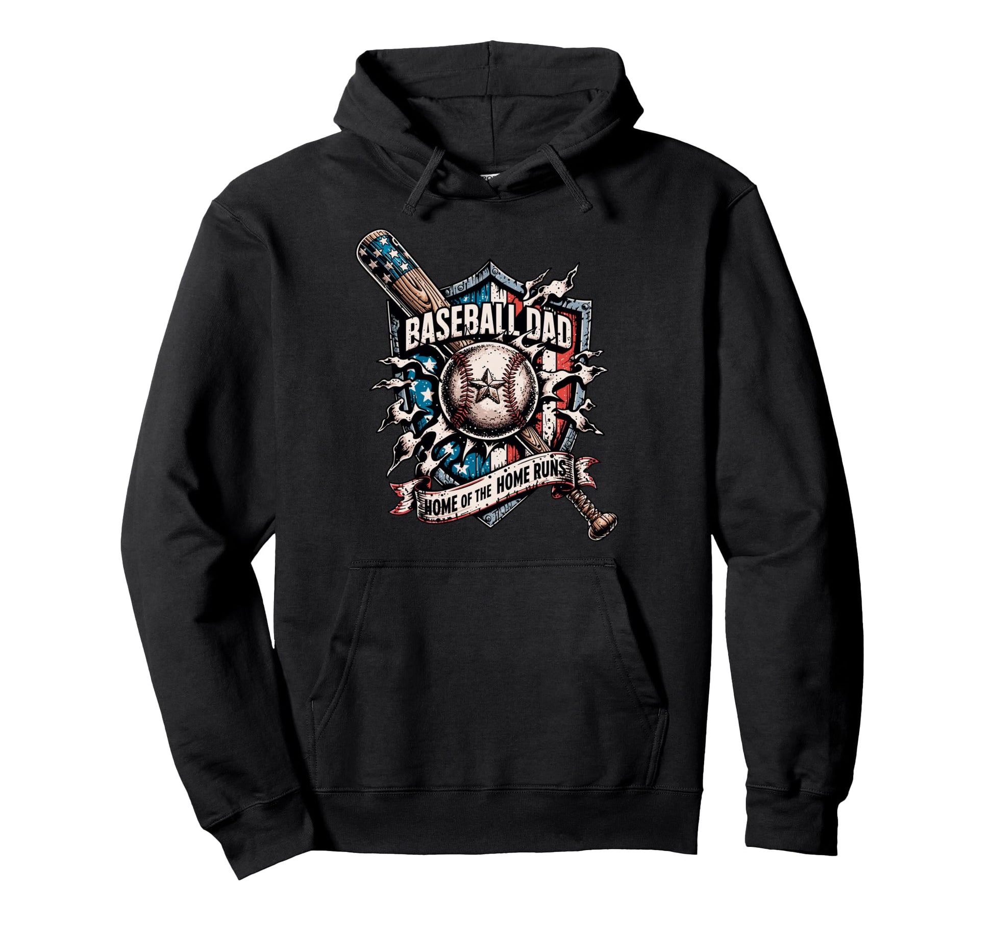 Home Home Runs Usa American Baseball Hoodie - Aesthetic Graphic for Adults - T-Shirt, Sweatshirt, Hoodie