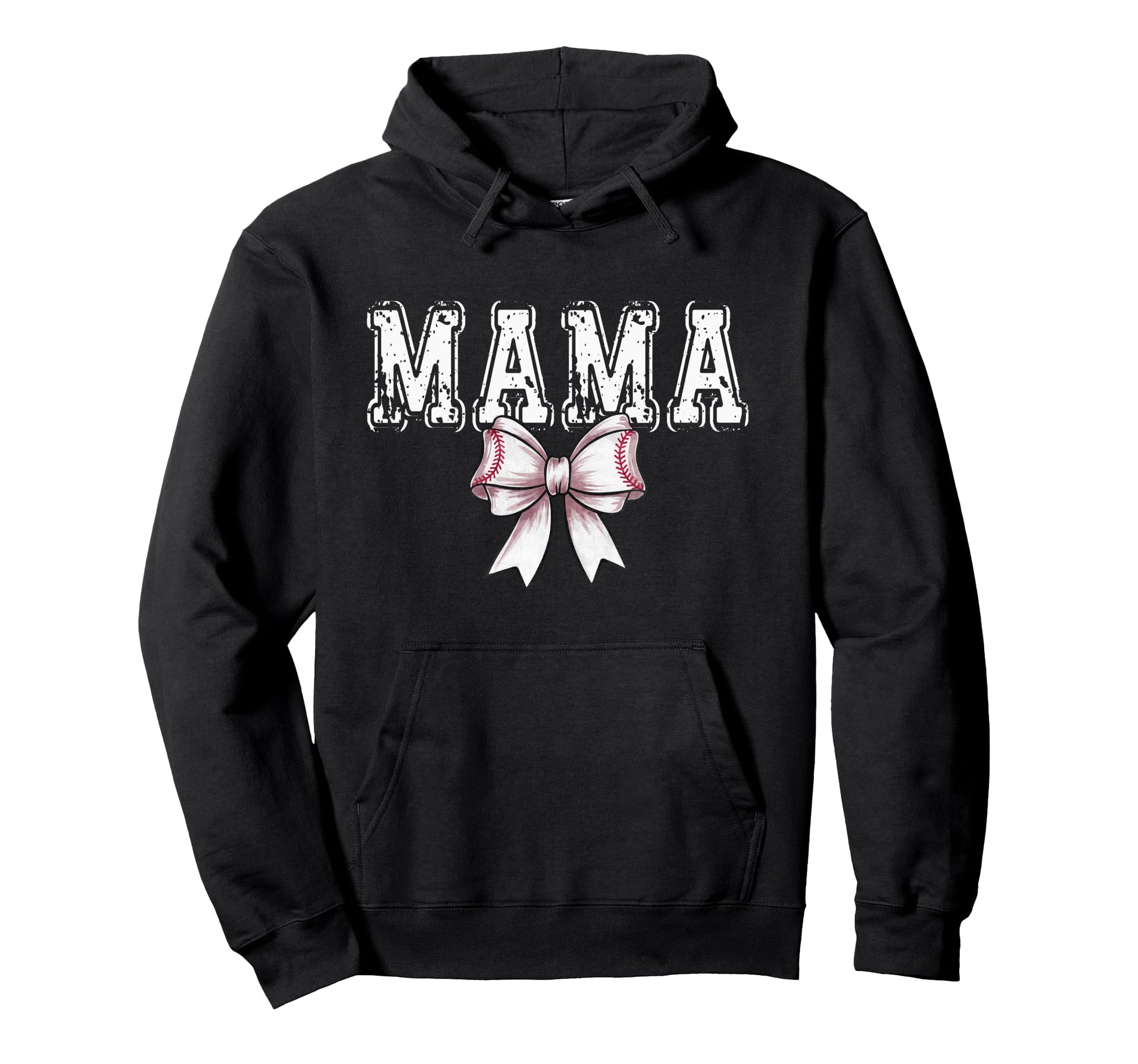 Coquette Baseball Mama Spirit Hoodie - Casual Everyday Wear Men Women - T-Shirt, Sweatshirt, Hoodie