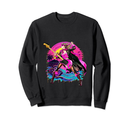 80S 90S Streetwear Rock Super Sweatshirt - Casual Everyday Wear Men Women - T-Shirt, Sweatshirt, Hoodie