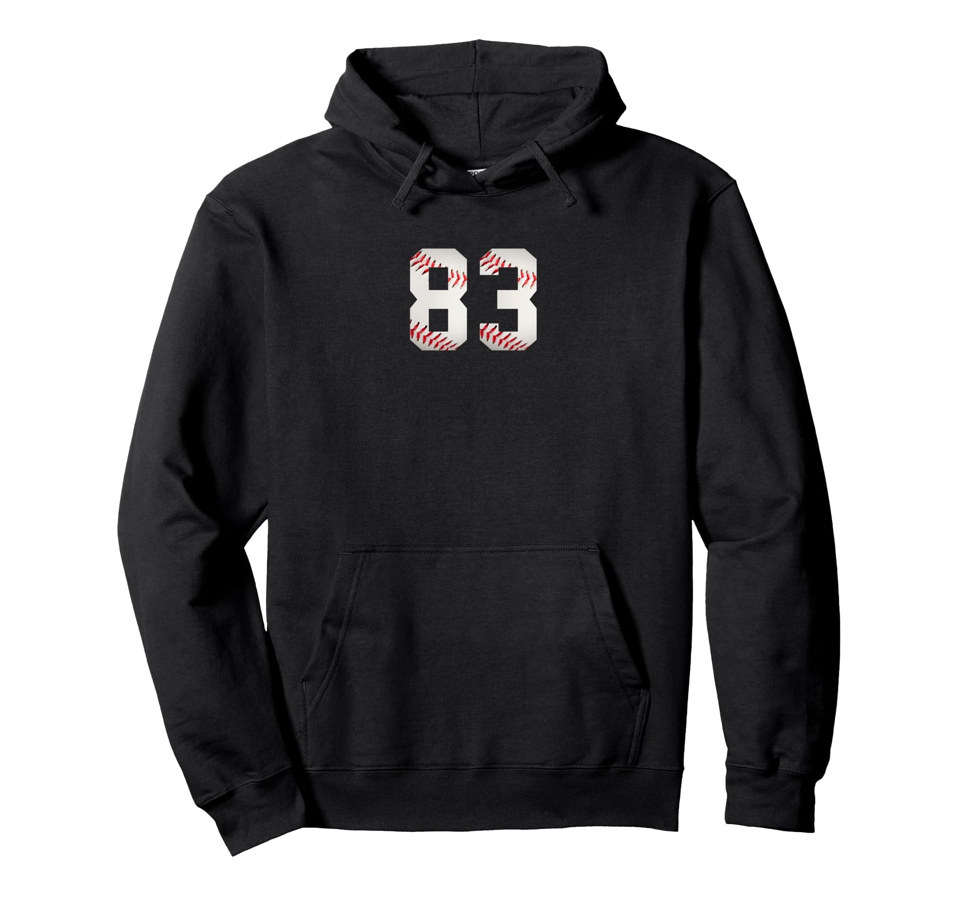 Number 83 Minimalist Birthday Hoodie - Casual Everyday Wear Unisex - T-Shirt, Sweatshirt, Hoodie