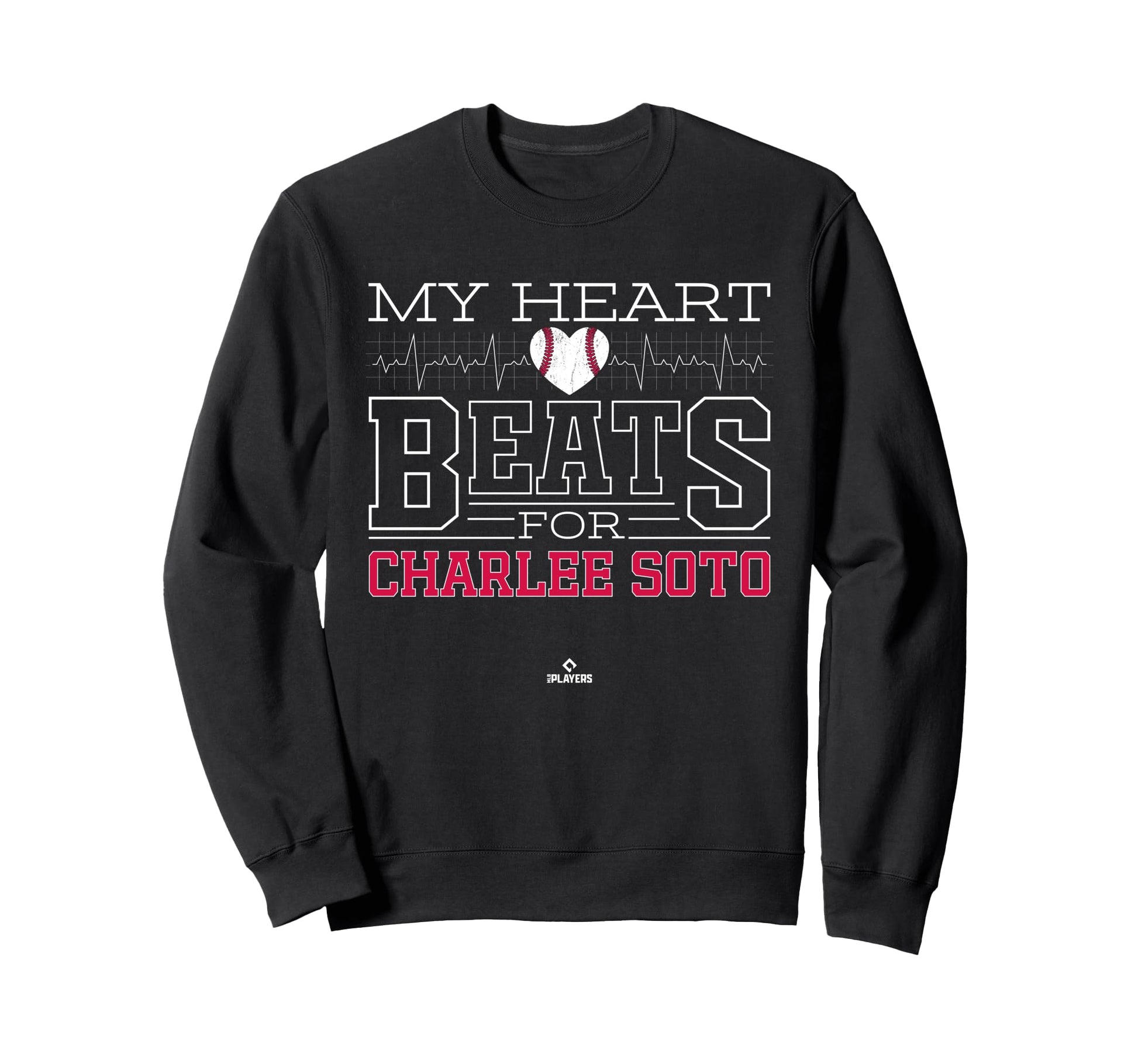 My Heart Beats Charlee Soto Sweatshirt - Novelty Apparel for Adults - T-Shirt, Sweatshirt, Hoodie