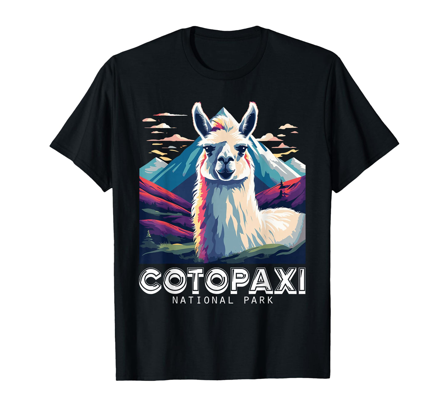 Cotopaxi National Park Ecuador T-Shirt - Custom Art Print Men Women - T-Shirt, Sweatshirt, Hoodie