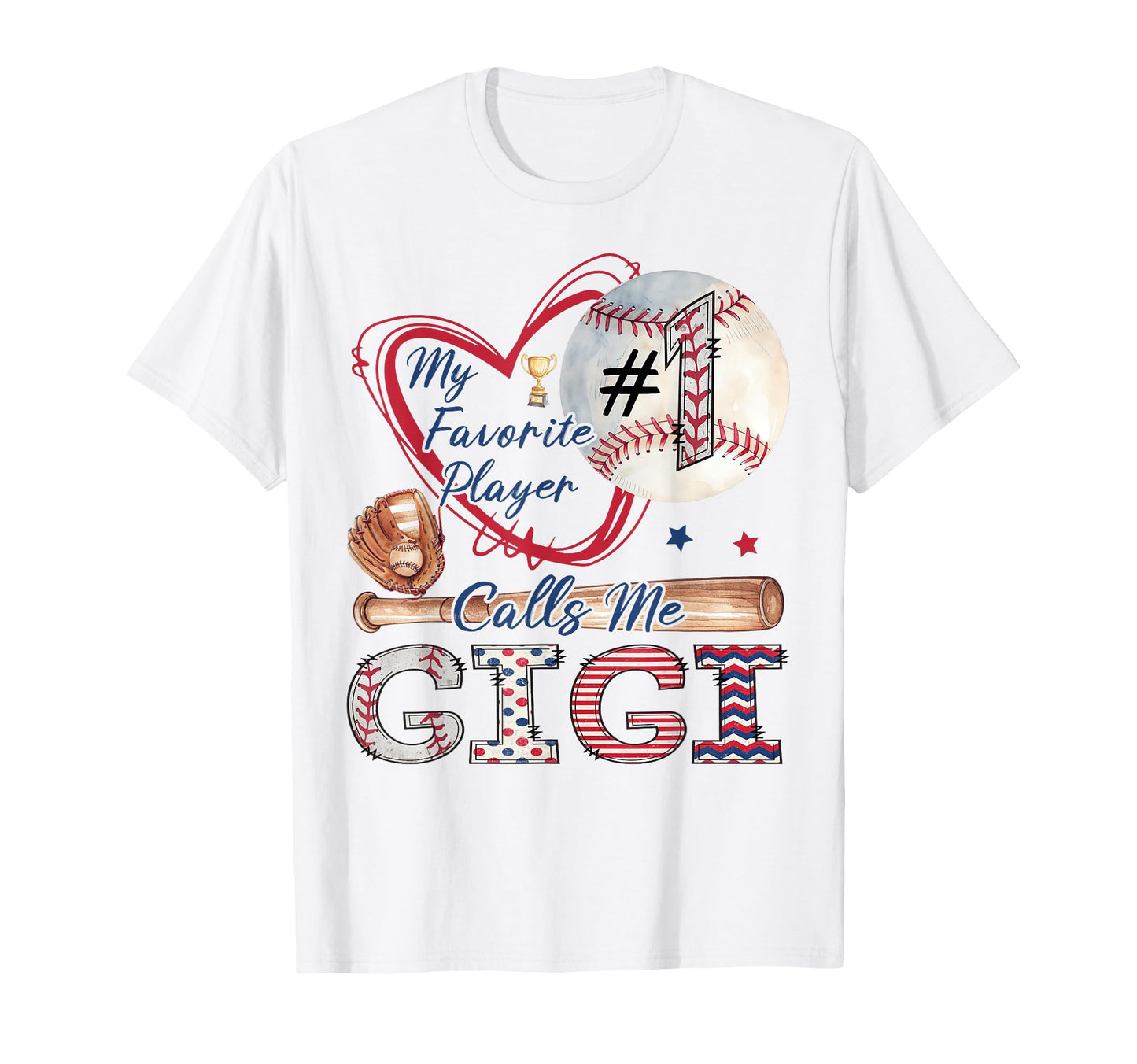My Favorite Player Calls Me Gigi T-Shirt - Novelty Apparel Men Women - T-Shirt, Sweatshirt, Hoodie