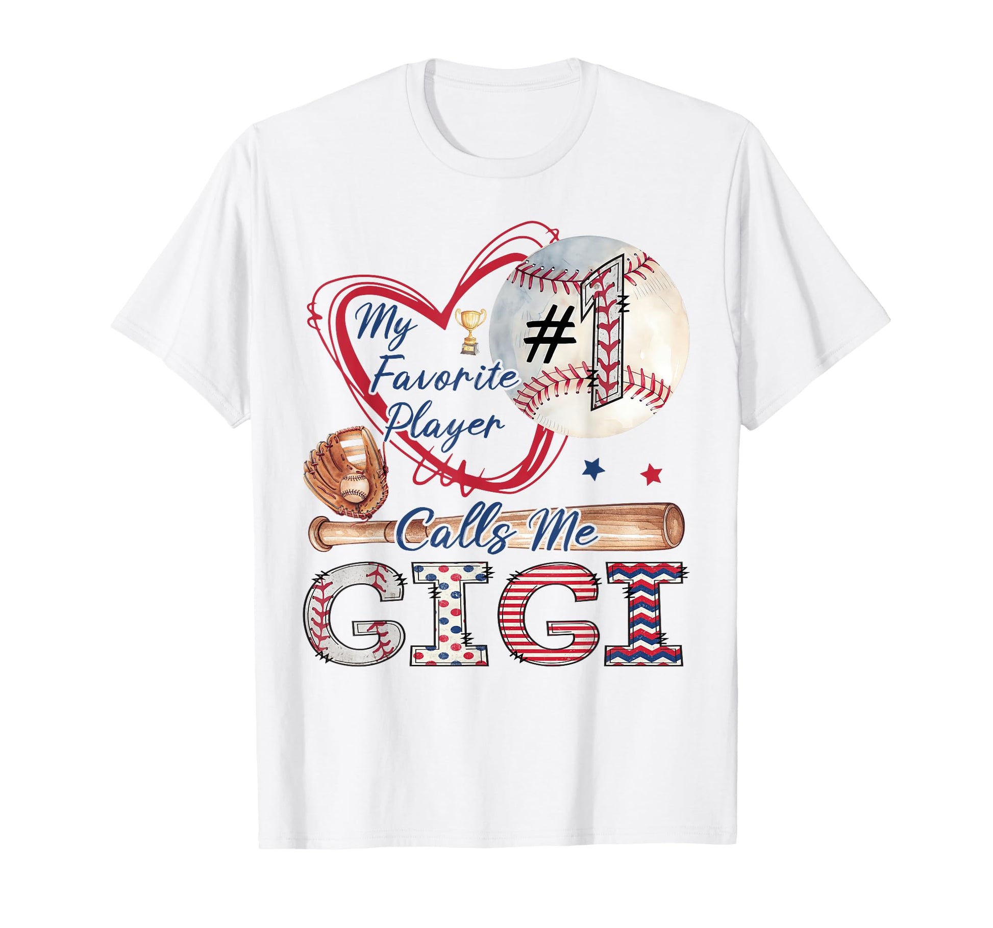 My Favorite Player Calls Me Gigi T-Shirt - Novelty Apparel Men Women - T-Shirt, Sweatshirt, Hoodie