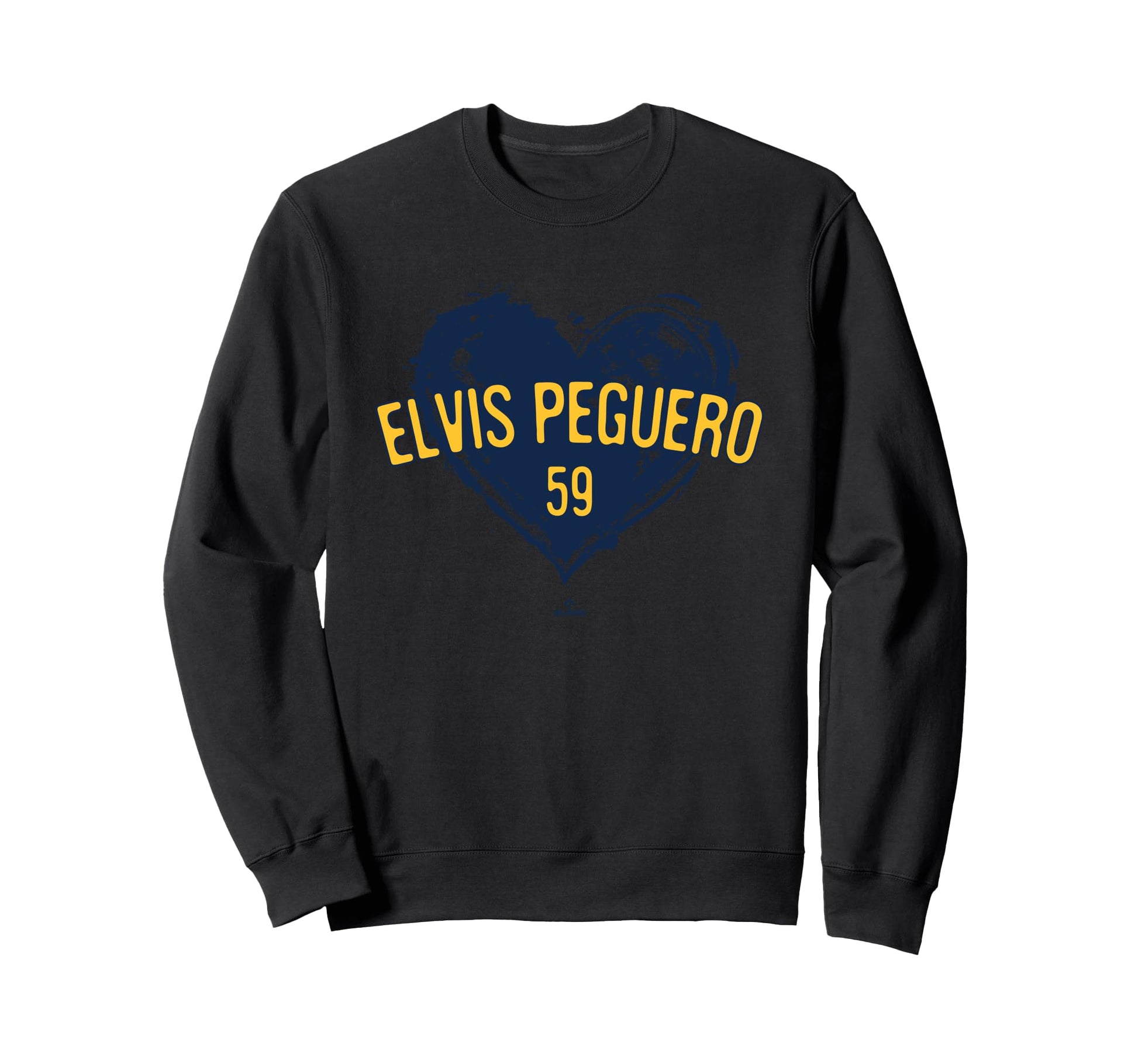 Distressed Heart Elvis Peguero Sweatshirt - Minimalist Print Men Women - T-Shirt, Sweatshirt, Hoodie