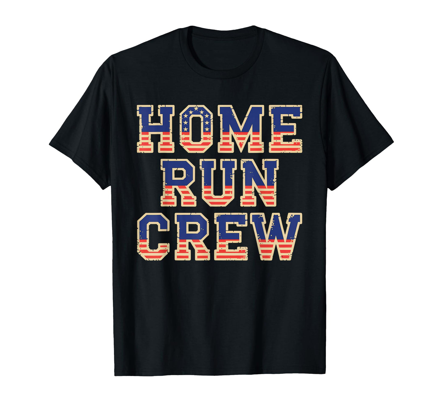 Home Run Crew Game Day Baseball Player T-Shirt - Graphic Print Men Women - T-Shirt, Sweatshirt, Hoodie