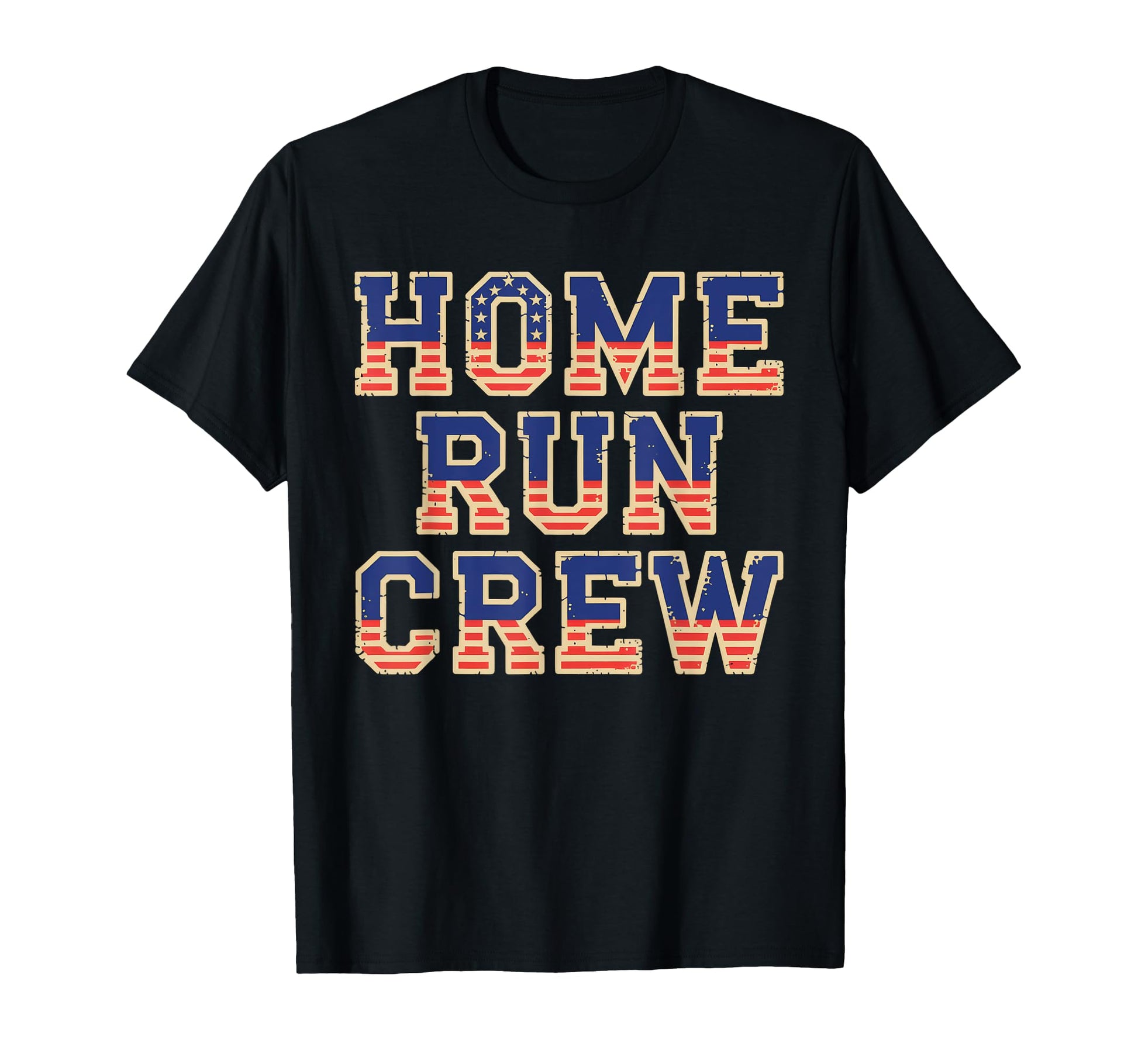Home Run Crew Game Day Baseball Player T-Shirt - Graphic Print Men Women - T-Shirt, Sweatshirt, Hoodie