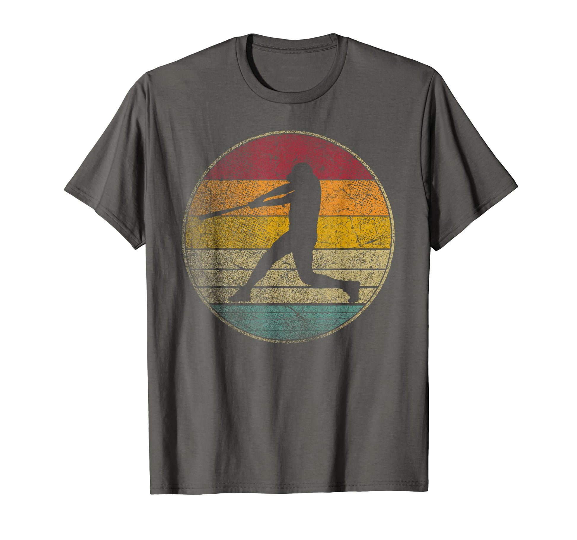 Baseball Bat Ball Distressed 70S 80S T-Shirt - Novelty Apparel for Adults - T-Shirt, Sweatshirt, Hoodie