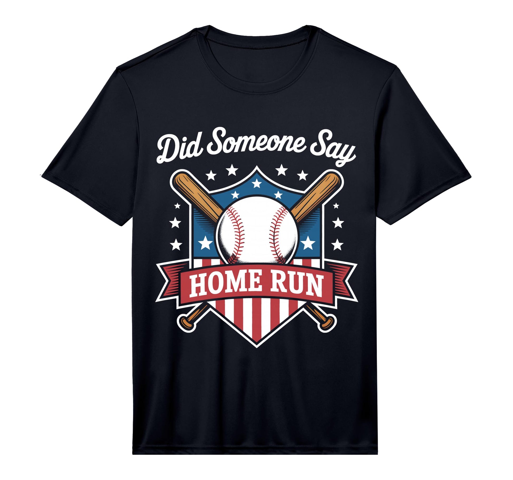 Mens Softball Did Someone Say Home T-Shirt - Aesthetic Graphic for Adults - T-Shirt, Sweatshirt, Hoodie