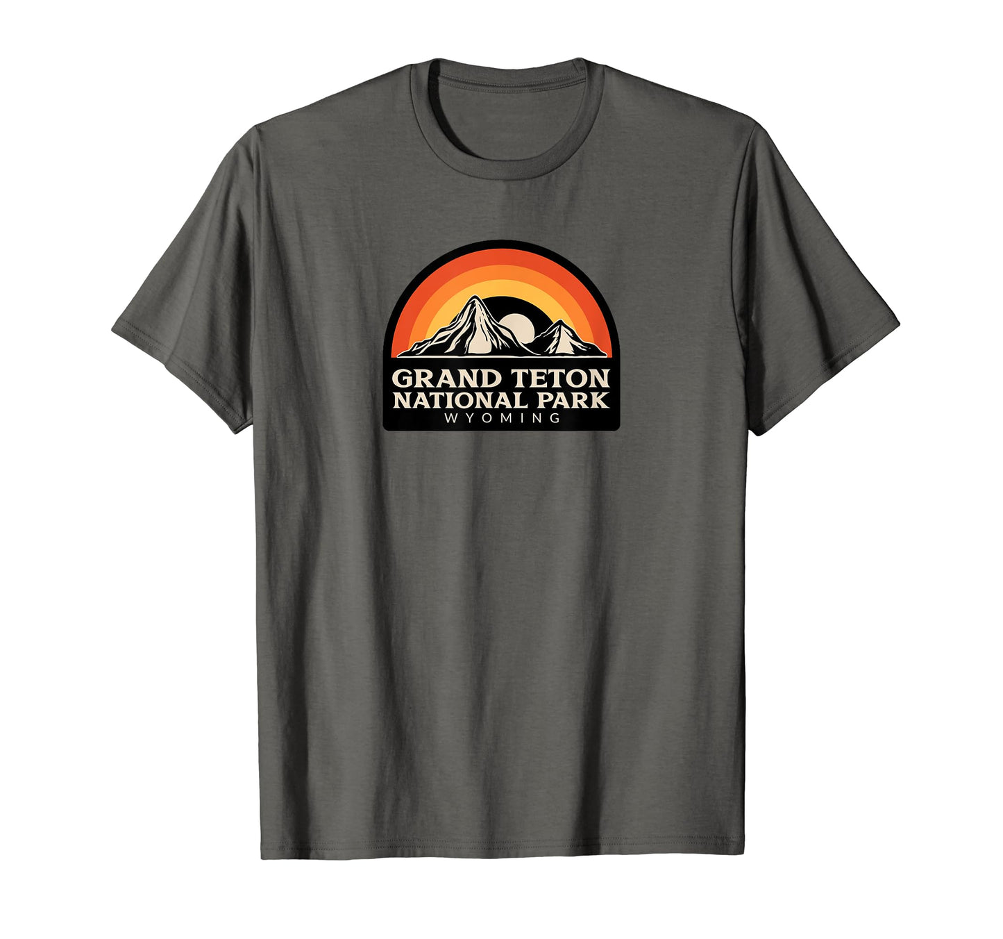 Grand Teton National Park Wyoming T-Shirt - Fun Novelty Design for Adults - T-Shirt, Sweatshirt, Hoodie