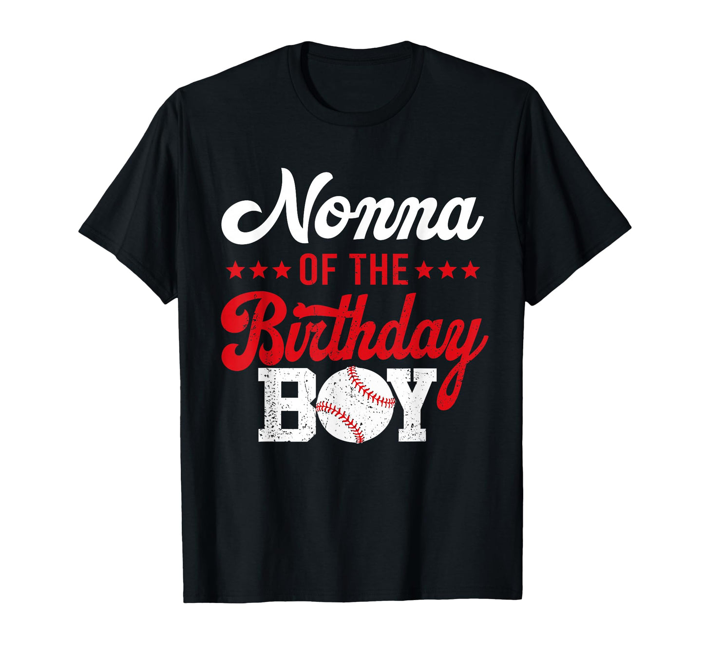 Nonna Birthday Baseball 1St Bday T-Shirt - Trendy Graphic Men Women - T-Shirt, Sweatshirt, Hoodie