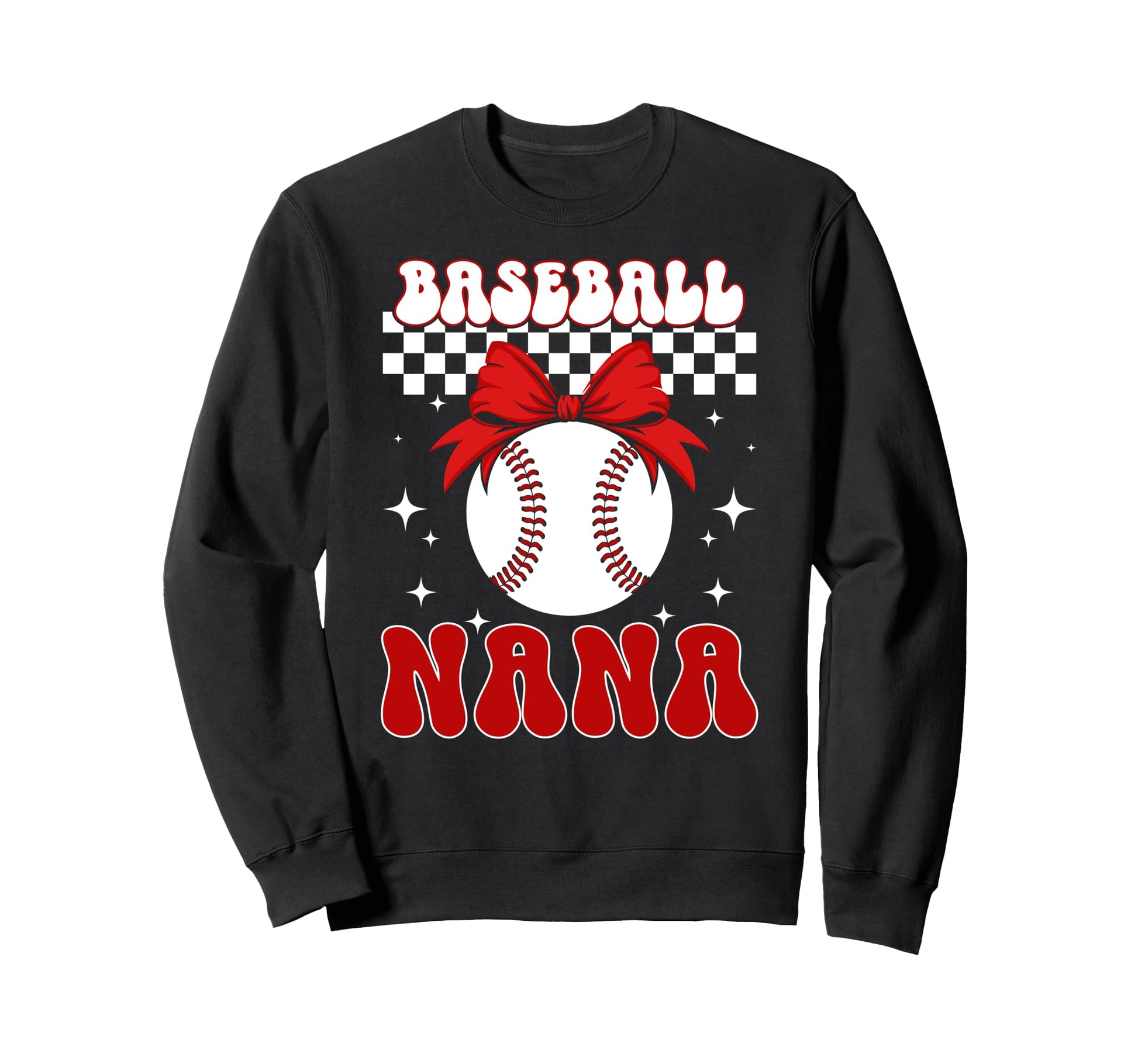 Baseball Nana Coquette Nana Baseball Sweatshirt - Unique Graphic Unisex - T-Shirt, Sweatshirt, Hoodie