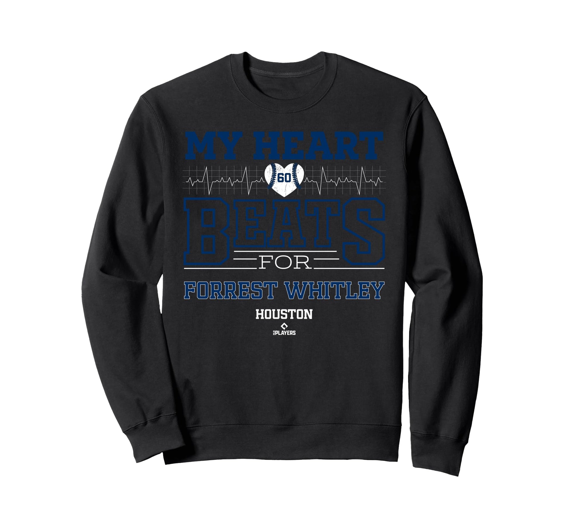 My Heart Beats Forrest Whitley Sweatshirt - Unique Graphic Men Women - T-Shirt, Sweatshirt, Hoodie