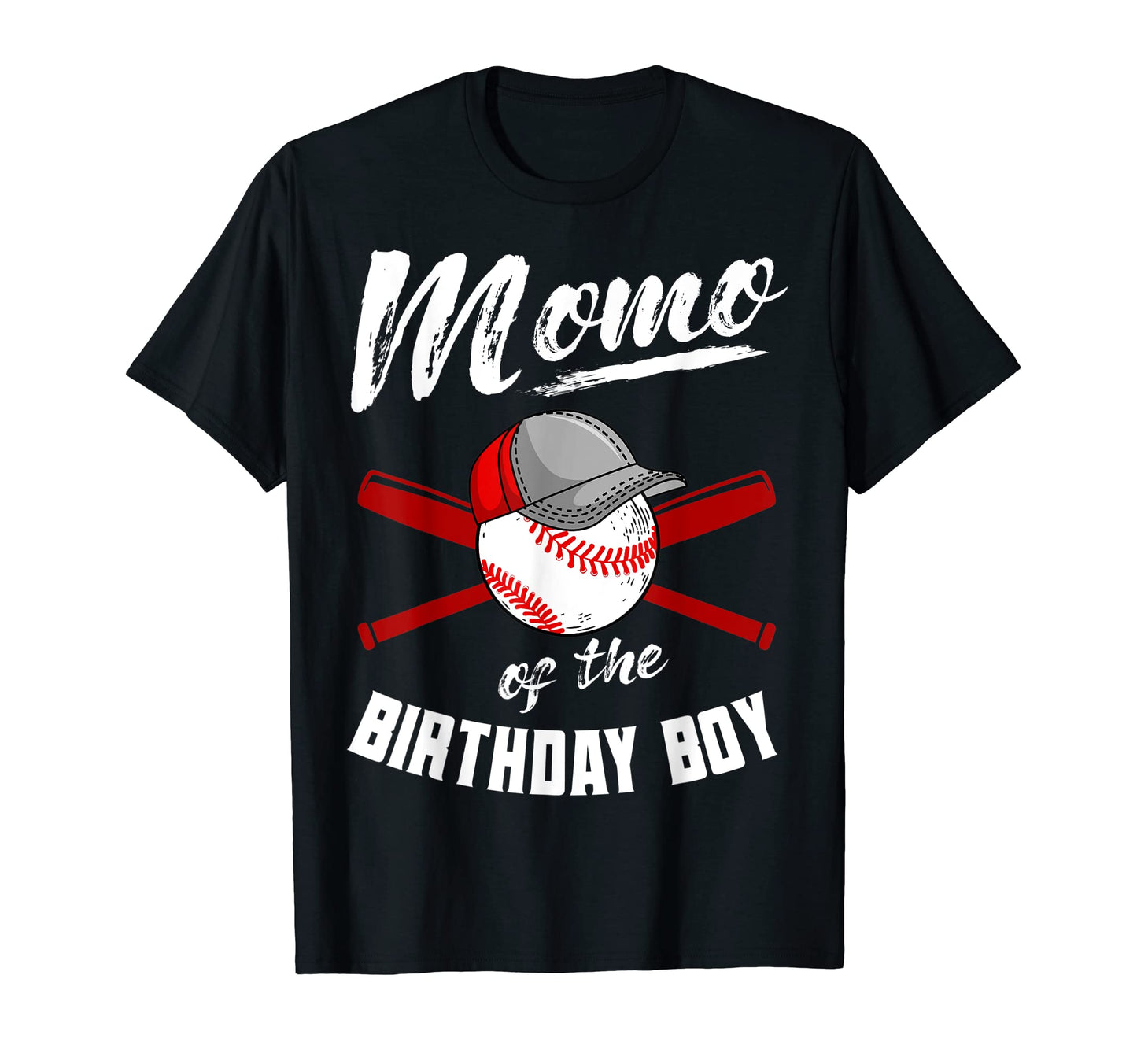 Momo Birthday Baseball Bday Party T-Shirt - Streetwear Style Unisex - T-Shirt, Sweatshirt, Hoodie
