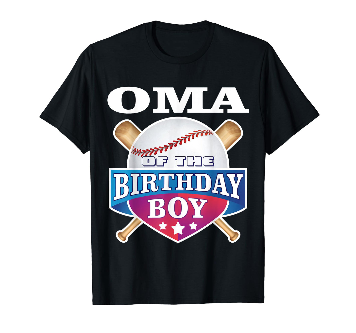 Oma Birthday Baseball Bday Party T-Shirt - Aesthetic Graphic Men Women - T-Shirt, Sweatshirt, Hoodie