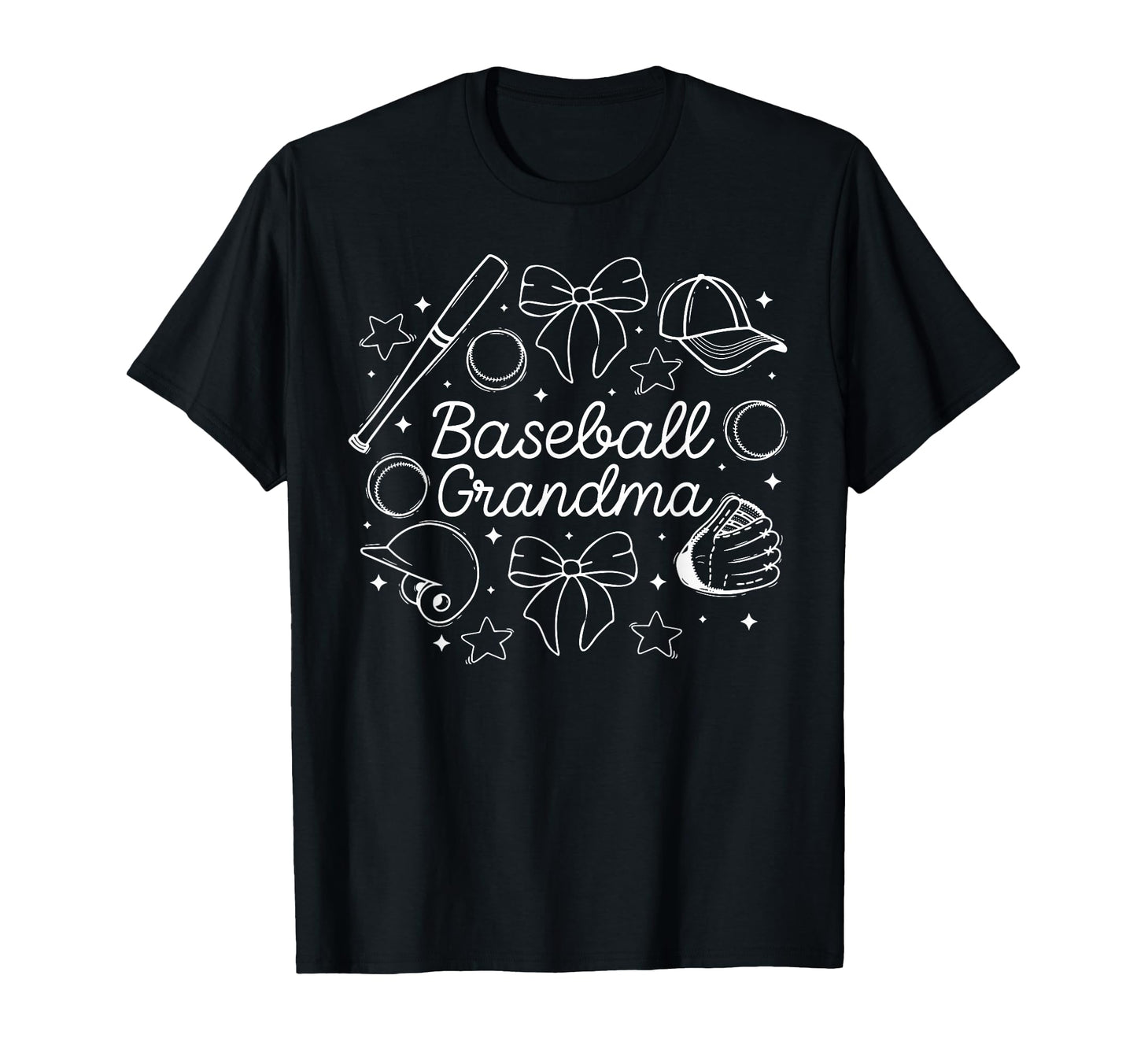 Baseball Grandma Coquette Grandma T-Shirt - Casual Everyday Wear Unisex - T-Shirt, Sweatshirt, Hoodie