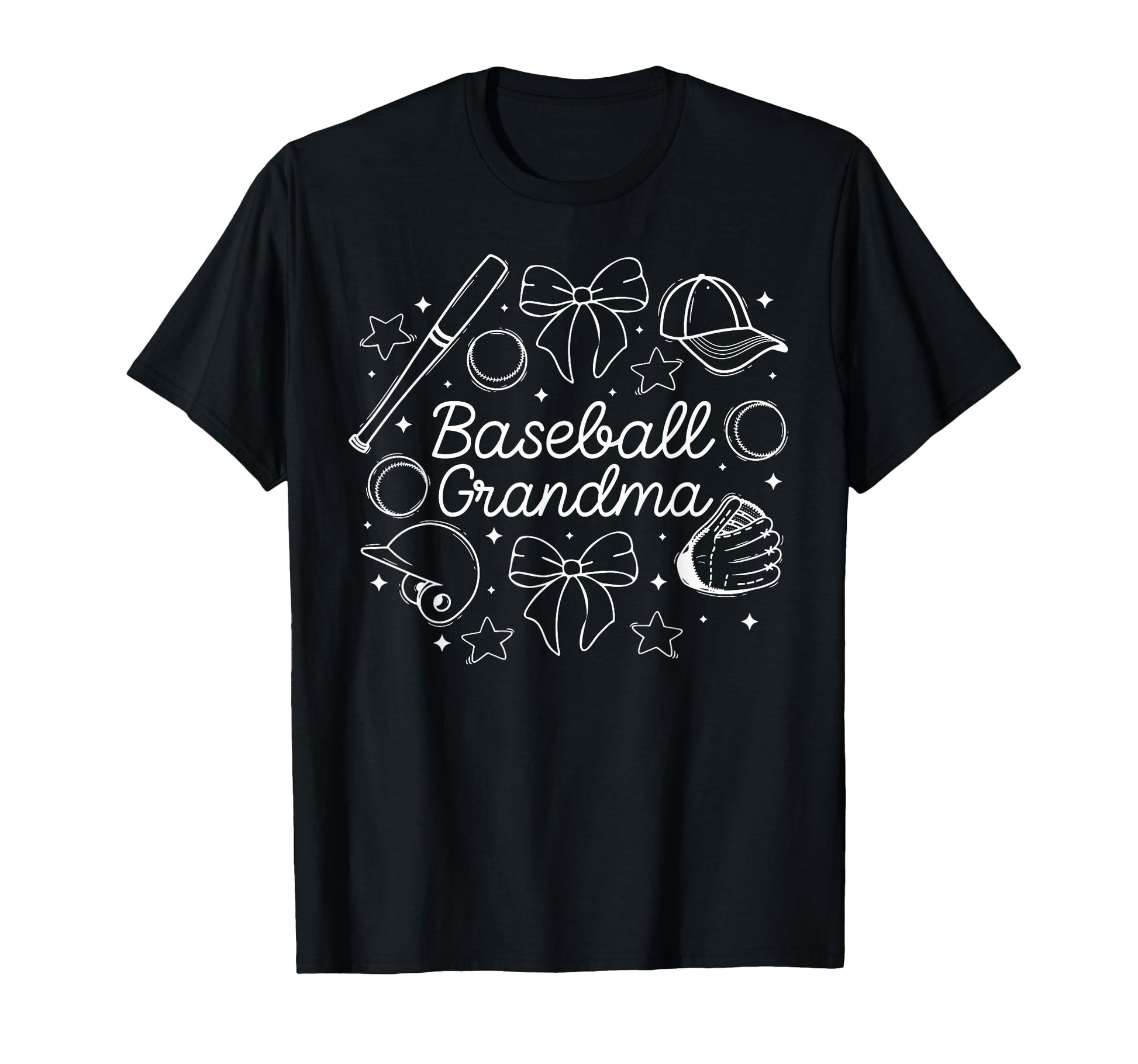 Baseball Grandma Coquette Grandma T-Shirt - Casual Everyday Wear Unisex - T-Shirt, Sweatshirt, Hoodie