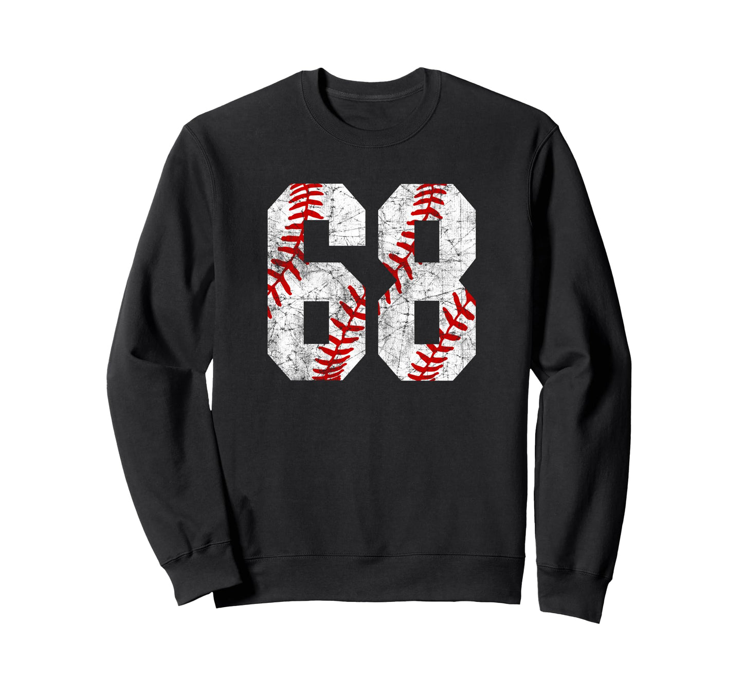 Baseball Mom 68 Jersey Baseball Sweatshirt - Trendy Graphic Men Women - T-Shirt, Sweatshirt, Hoodie