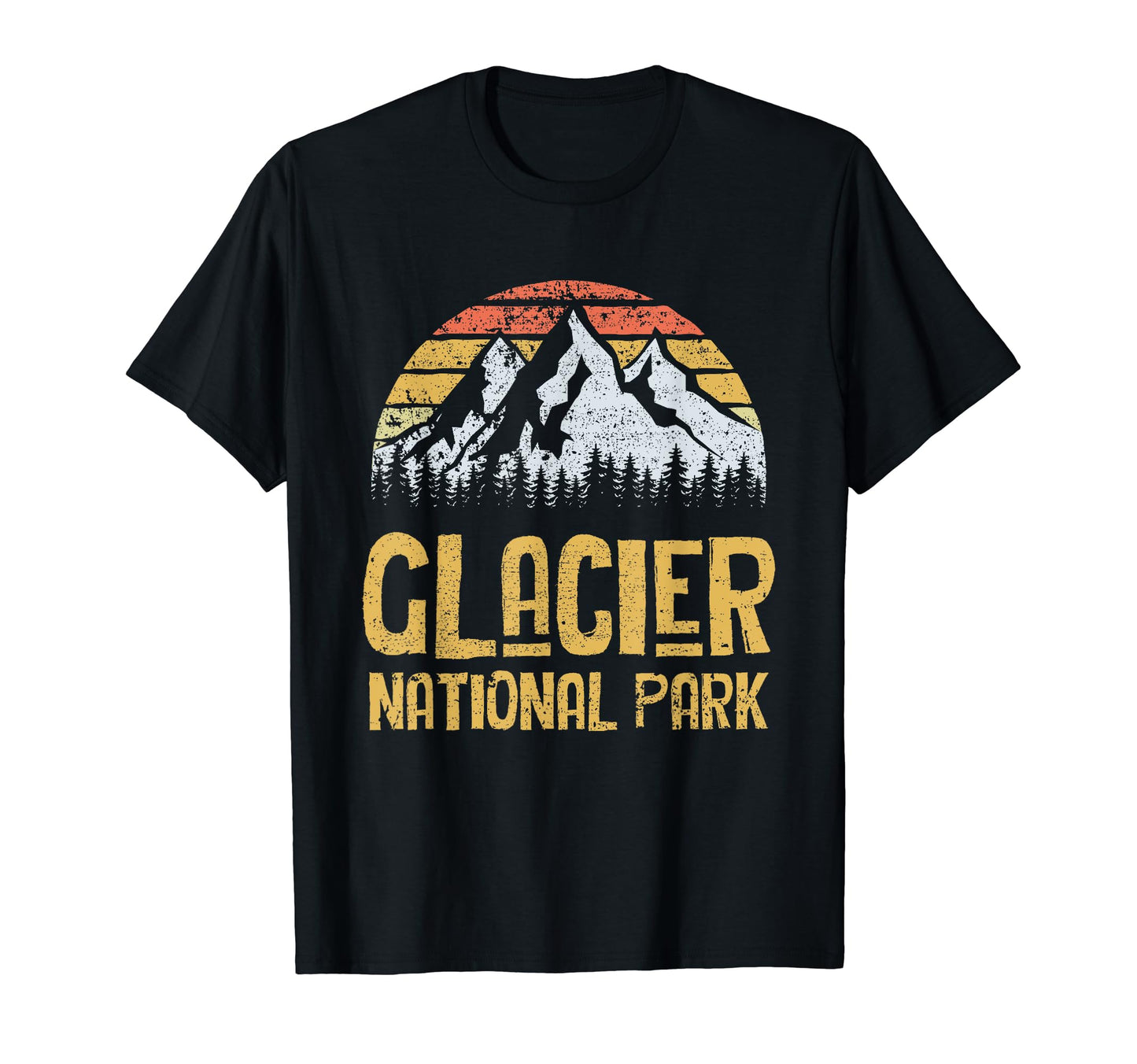 Glacier National Park Montana T-Shirt - Novelty Apparel Unisex - T-Shirt, Sweatshirt, Hoodie