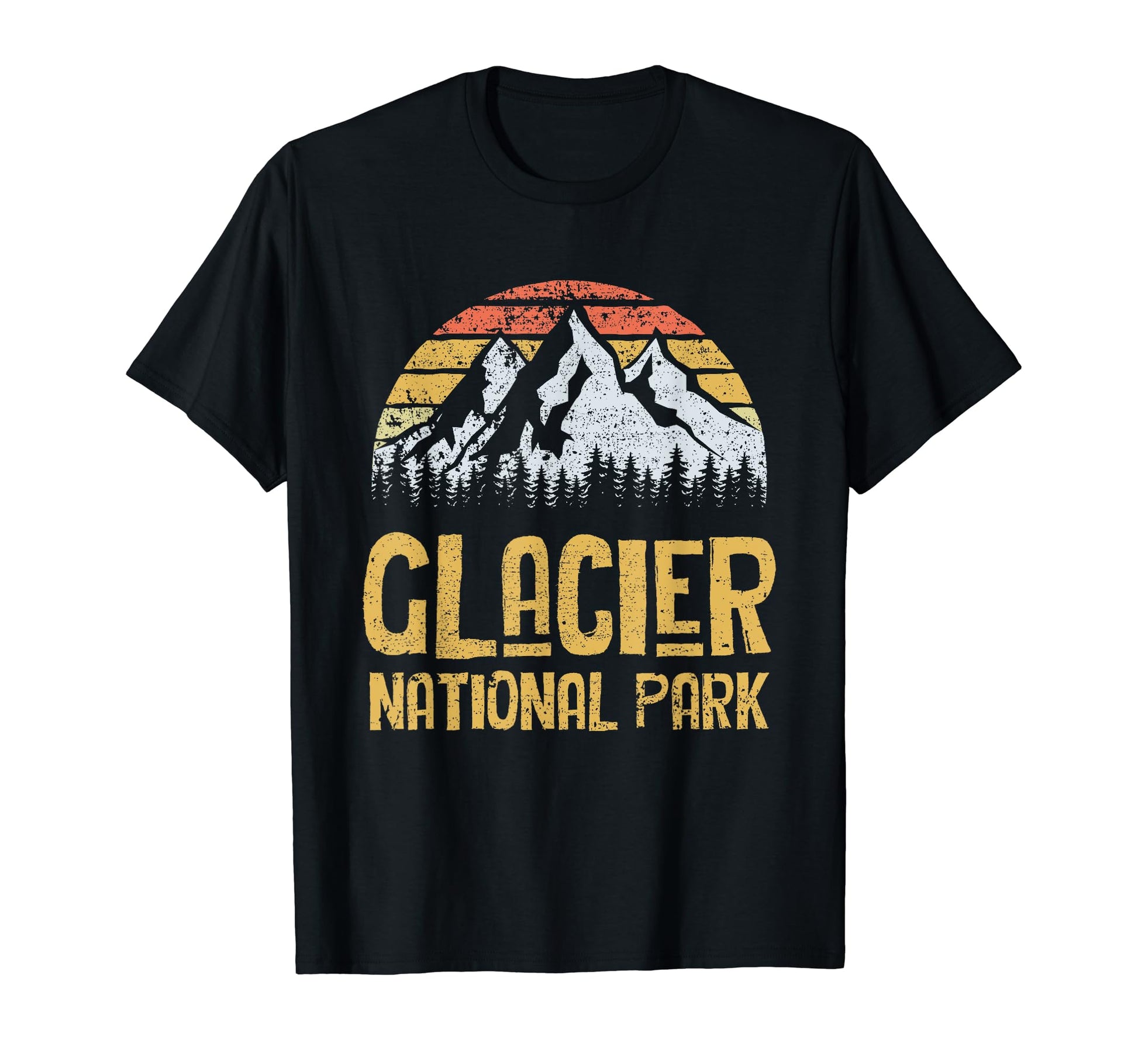Glacier National Park Montana T-Shirt - Novelty Apparel Unisex - T-Shirt, Sweatshirt, Hoodie