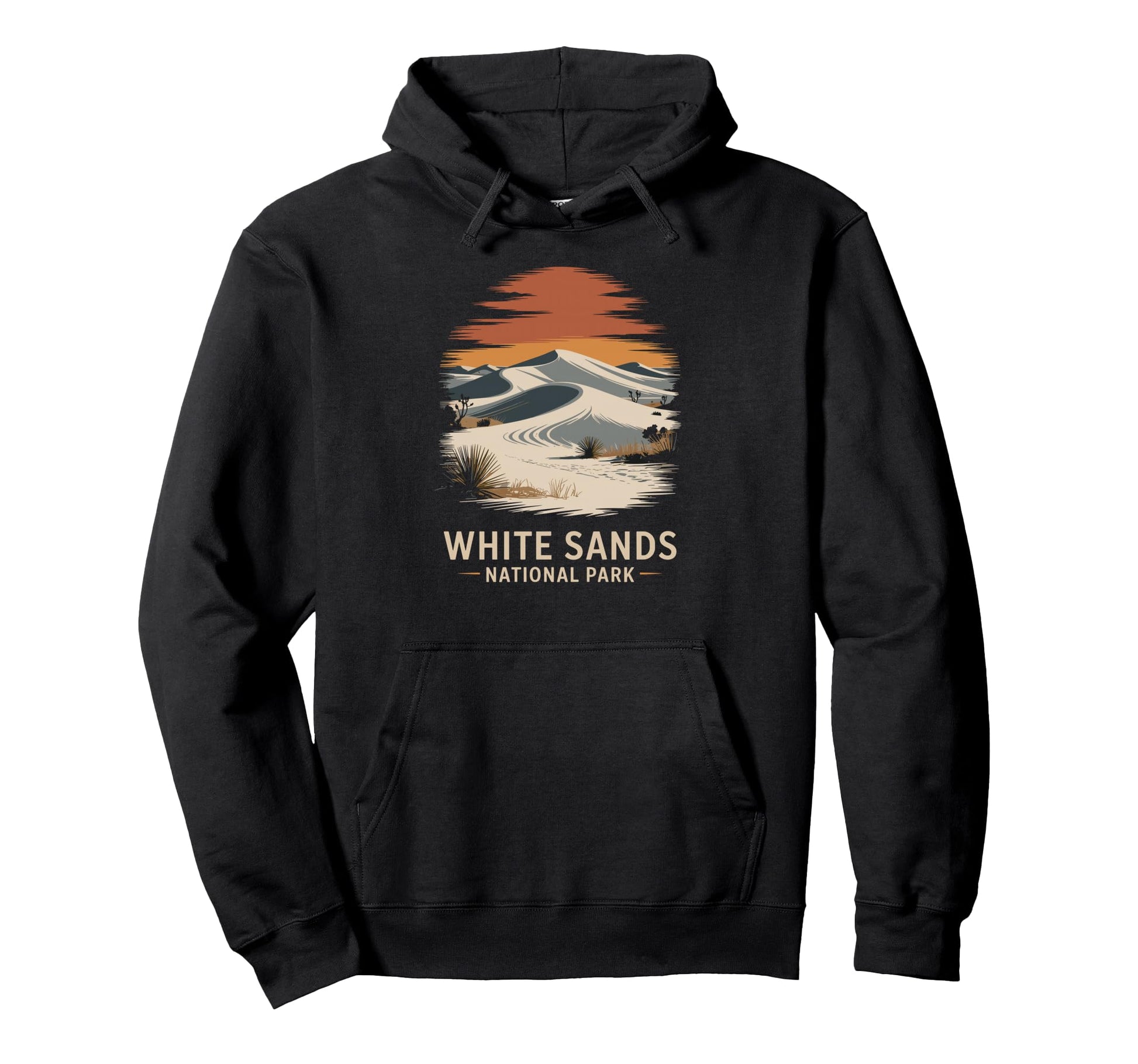 White Sands National Park New Mexico Hoodie - Trendy Graphic Men Women - T-Shirt, Sweatshirt, Hoodie