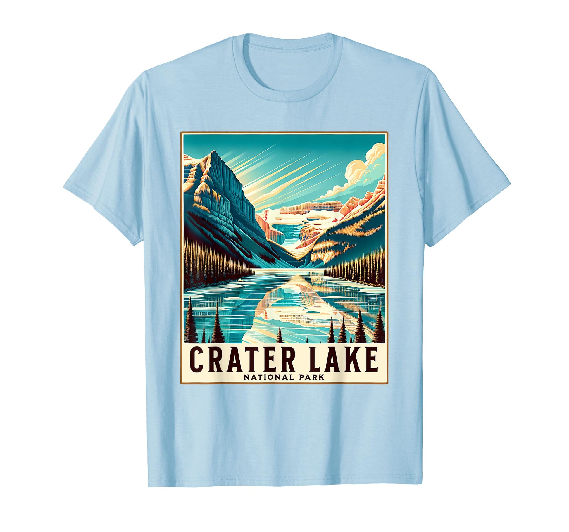Crater Lake National Park Oregon Usa T-Shirt - Unique Graphic Unisex - T-Shirt, Sweatshirt, Hoodie