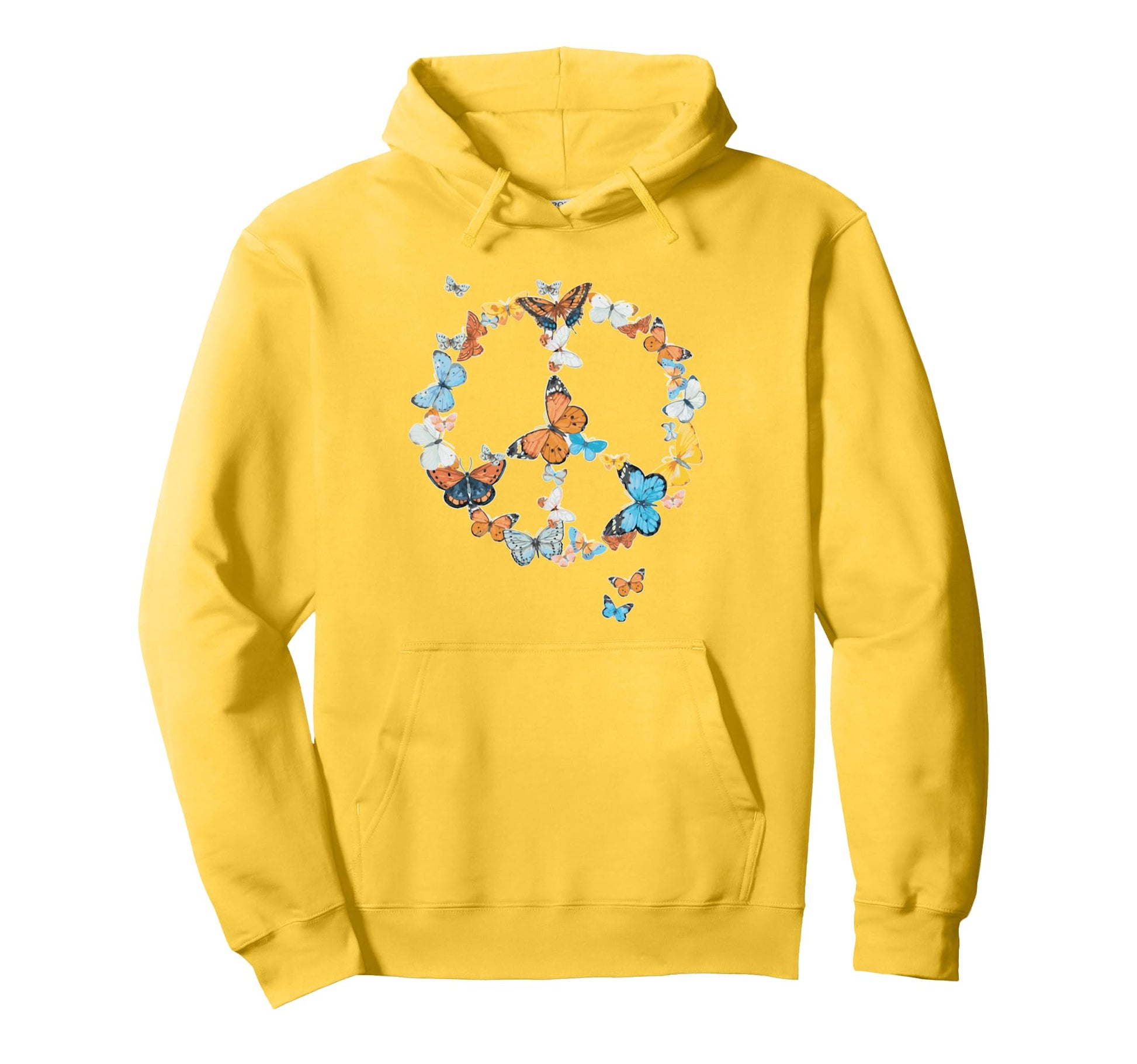 Butterflies Seventies Sixties Hoodie - Casual Everyday Wear Unisex - T-Shirt, Sweatshirt, Hoodie