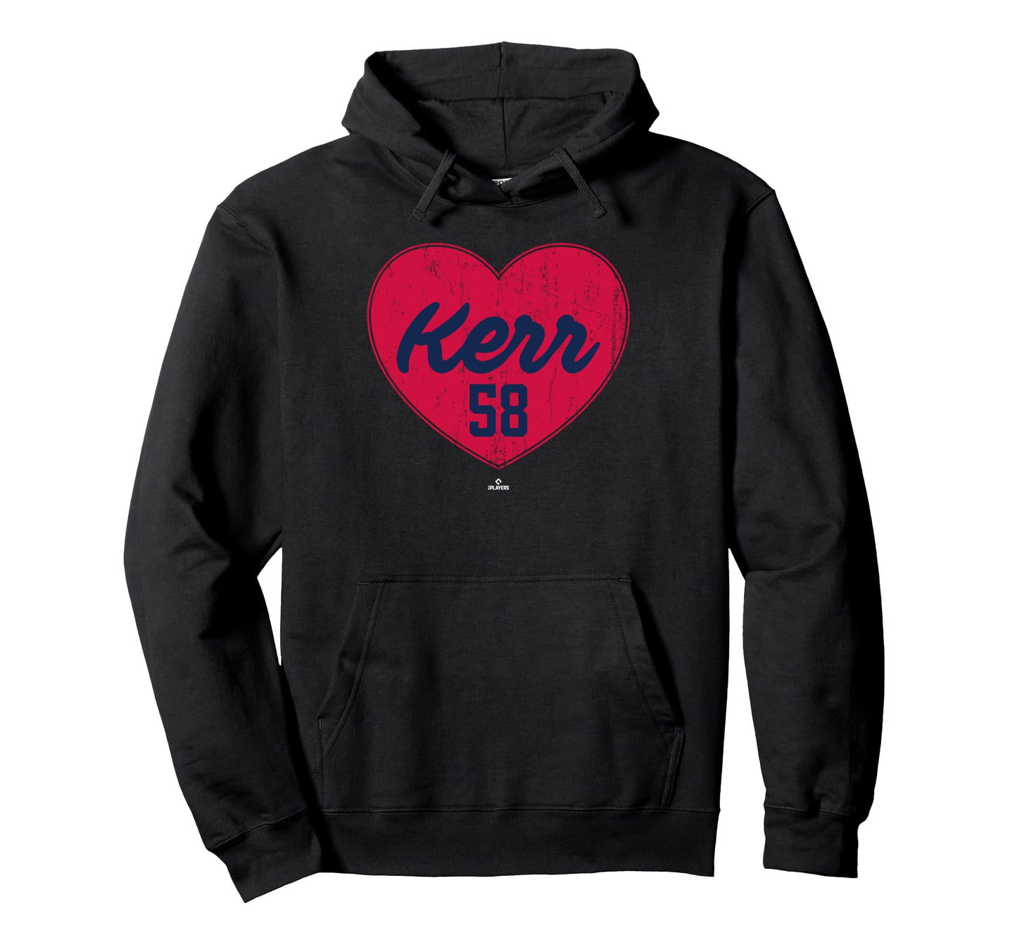 Distressed Heart Ray Kerr Atlanta Hoodie - Streetwear Style for Adults - T-Shirt, Sweatshirt, Hoodie
