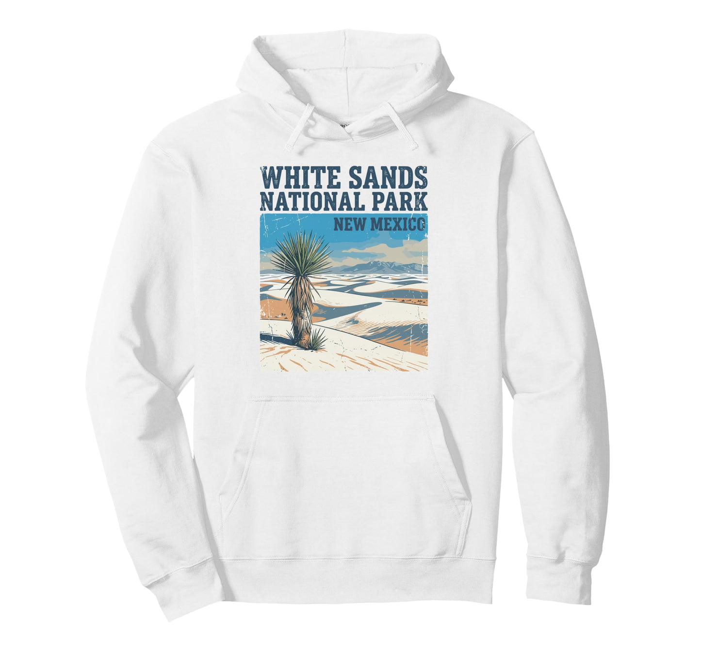 White Sands National Park New Mexico Hoodie - Unique Graphic Men Women - T-Shirt, Sweatshirt, Hoodie
