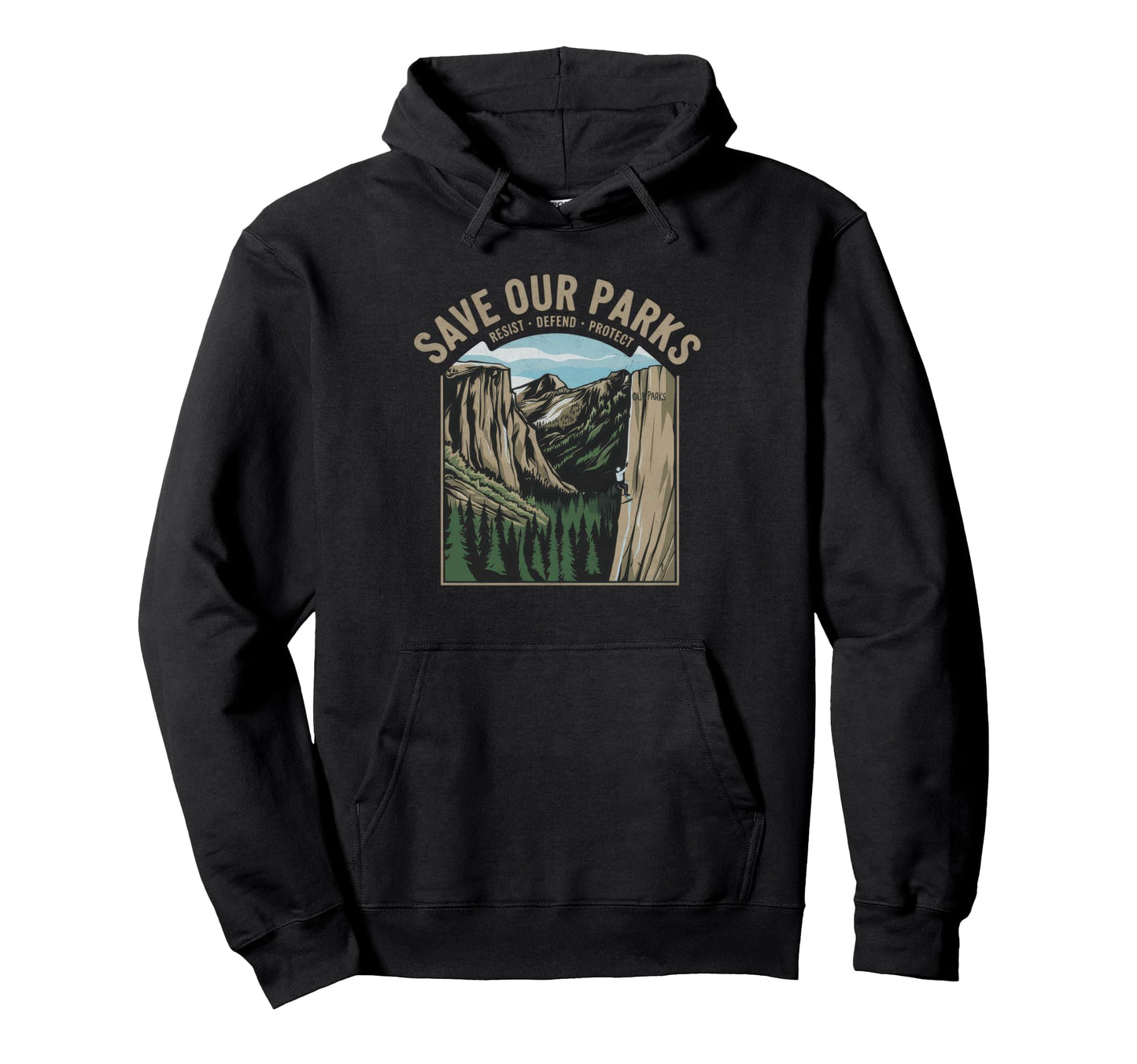 Save Our Parks Protect National Park Hoodie - Aesthetic Graphic for Adults - T-Shirt, Sweatshirt, Hoodie