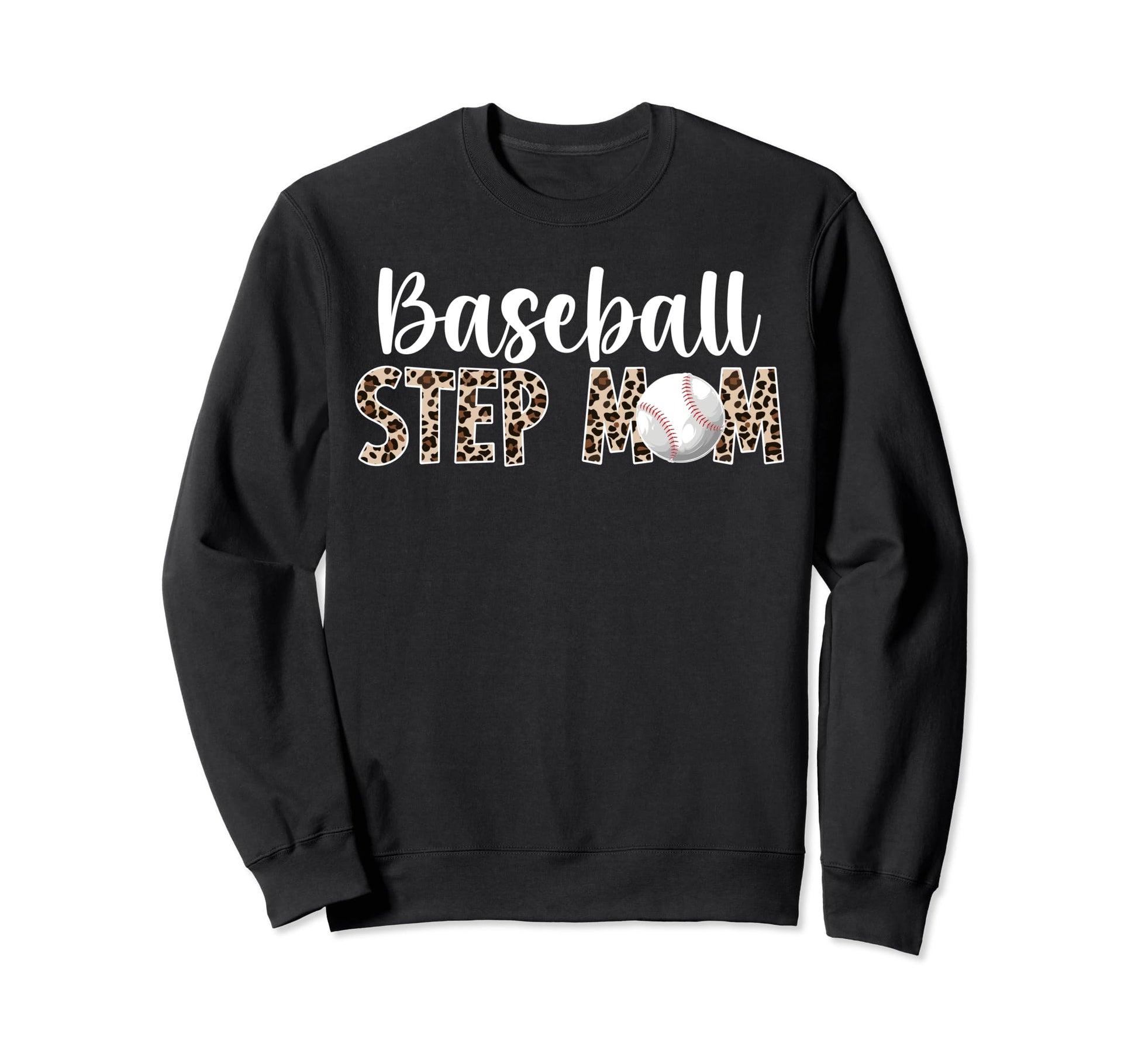 Baseball Step Mom Baseball Sweatshirt - Casual Everyday Wear for Adults - T-Shirt, Sweatshirt, Hoodie