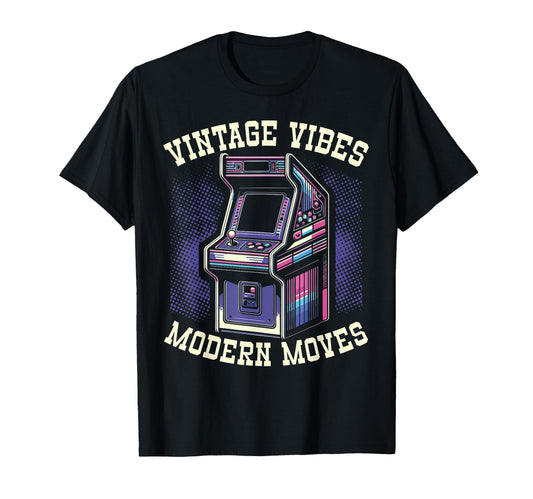 80S Arcade Nostalgia Pixel Art Video T-Shirt - Unique Graphic Men Women - T-Shirt, Sweatshirt, Hoodie