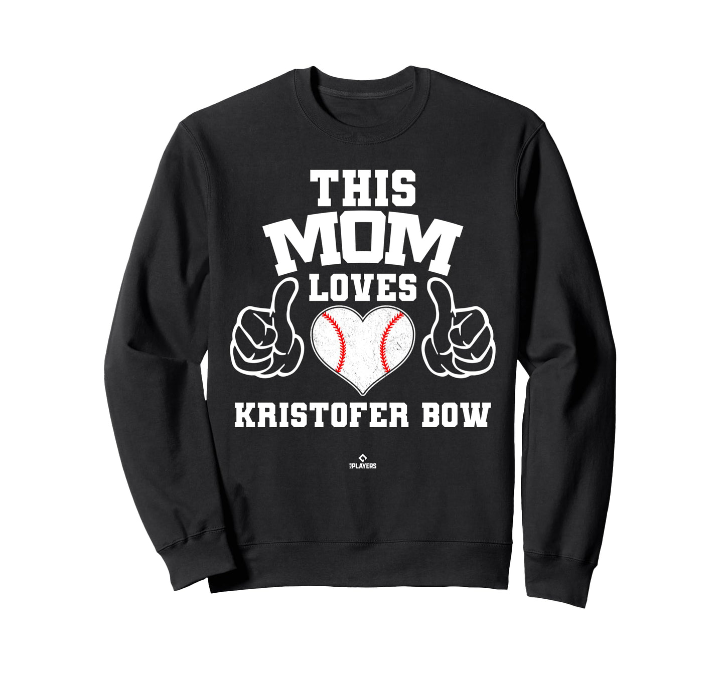 This Mom Loves Kristofer Bow Prospect Sweatshirt - Unique Graphic Unisex - T-Shirt, Sweatshirt, Hoodie