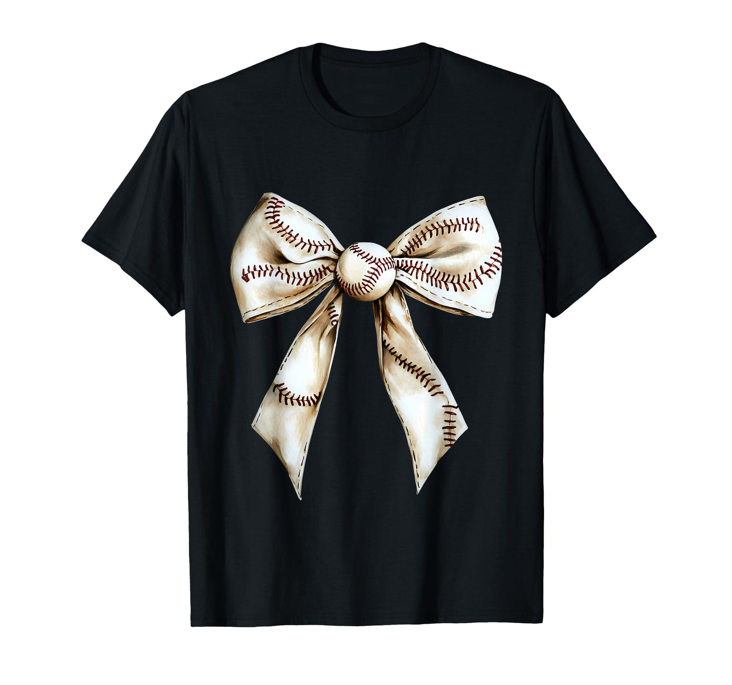 Baseball Coquette Bow Baseball Game T-Shirt - Novelty Apparel Men Women - T-Shirt, Sweatshirt, Hoodie