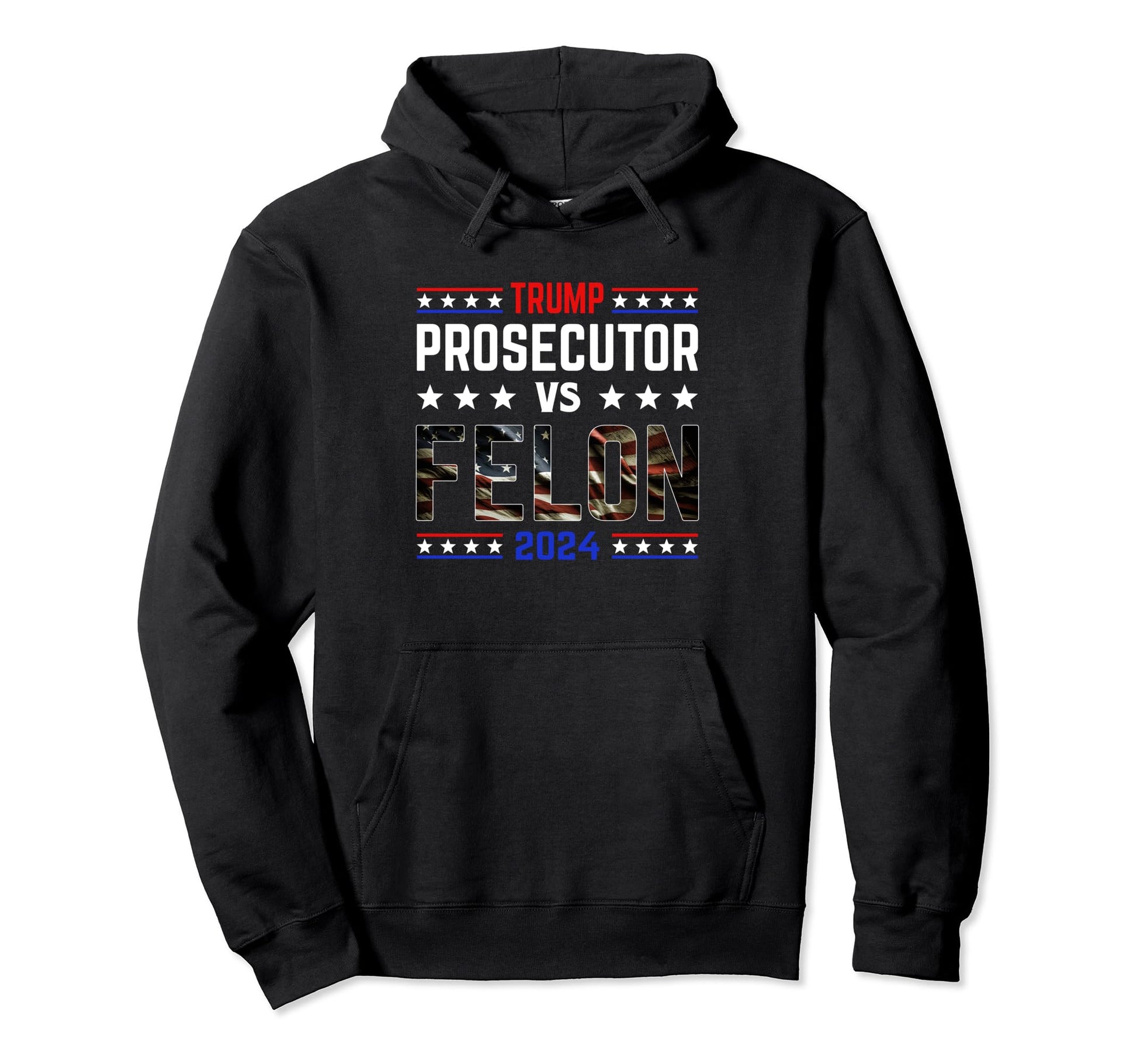 Prosecutor Vs Felon 2024 Stripe Voting Hoodie - Trendy Graphic Men Women - T-Shirt, Sweatshirt, Hoodie