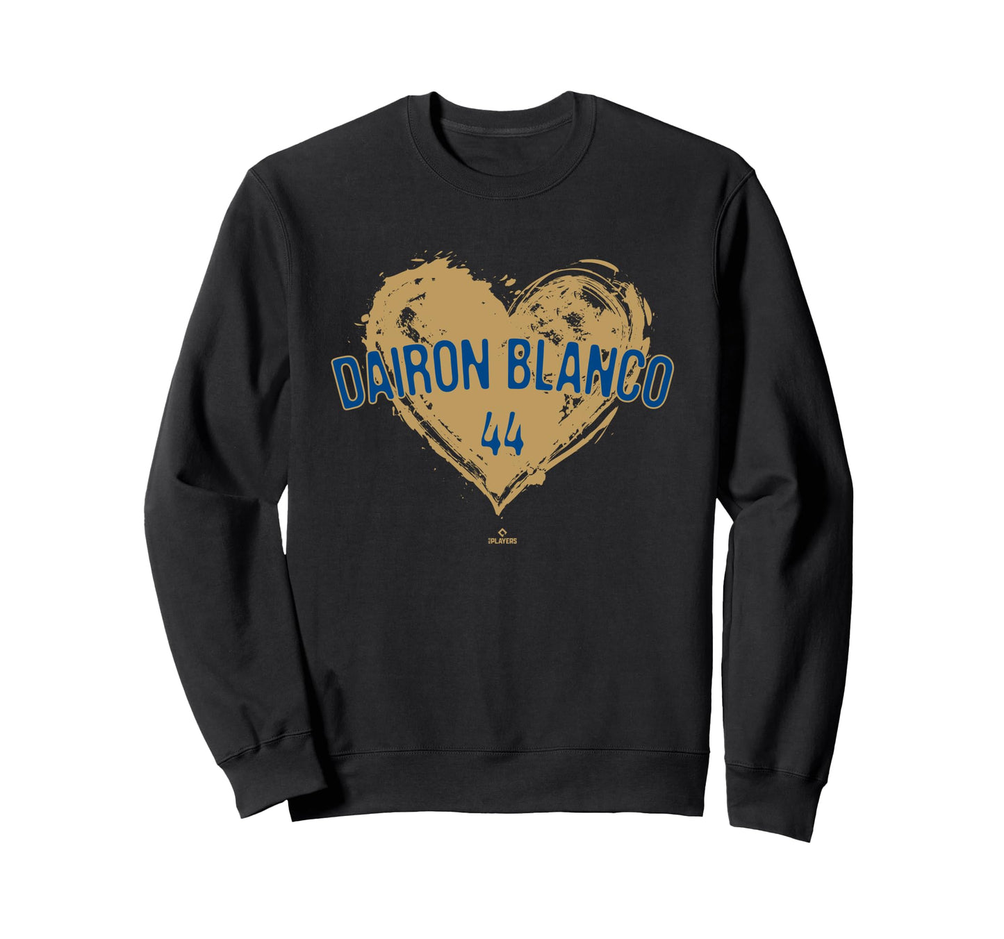 Distressed Heart Dairon Blanco Sweatshirt - Custom Art Print Men Women - T-Shirt, Sweatshirt, Hoodie