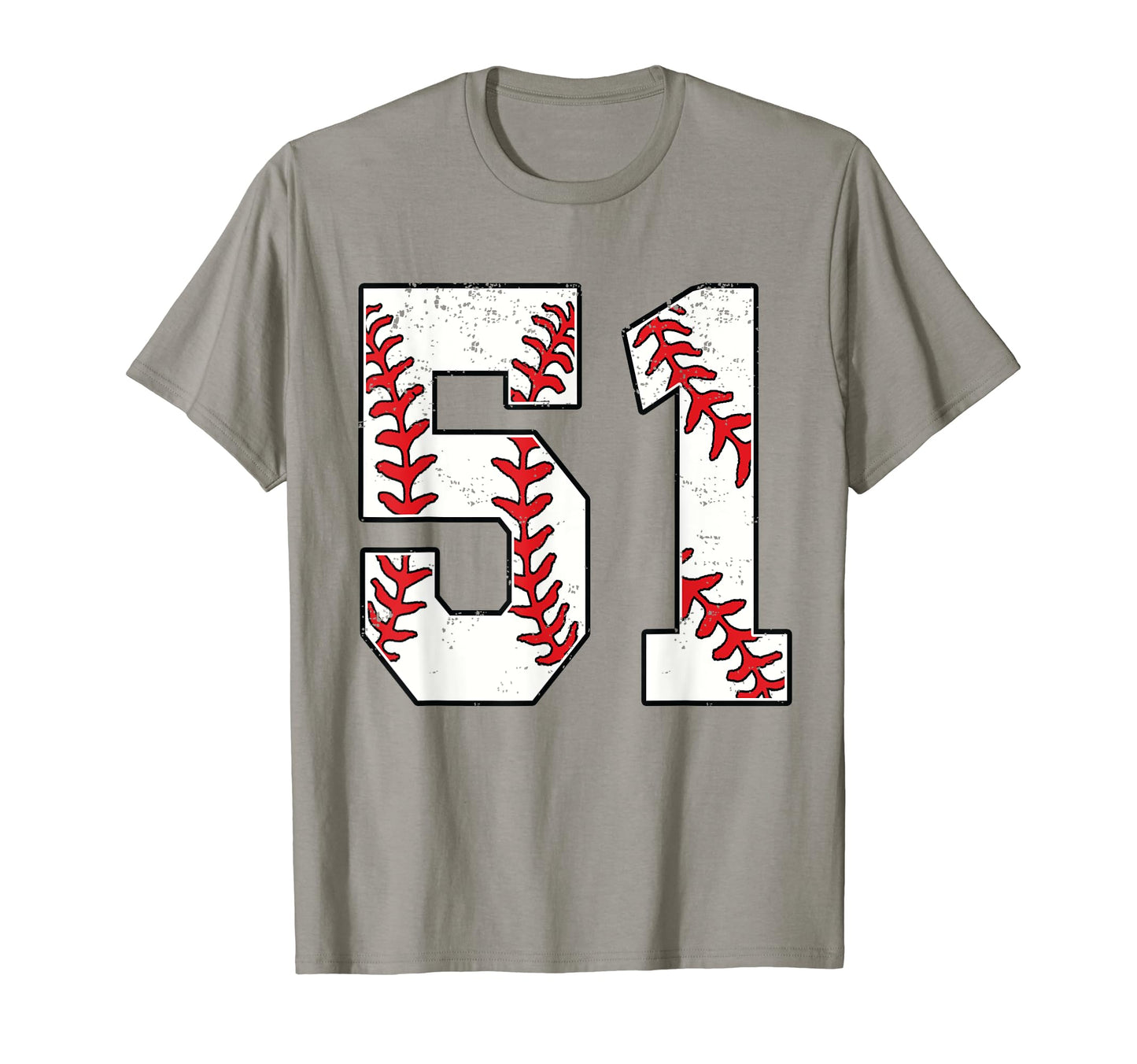 Number 51 Baseball 51 Jersey Number T-Shirt - Novelty Apparel Unisex - T-Shirt, Sweatshirt, Hoodie