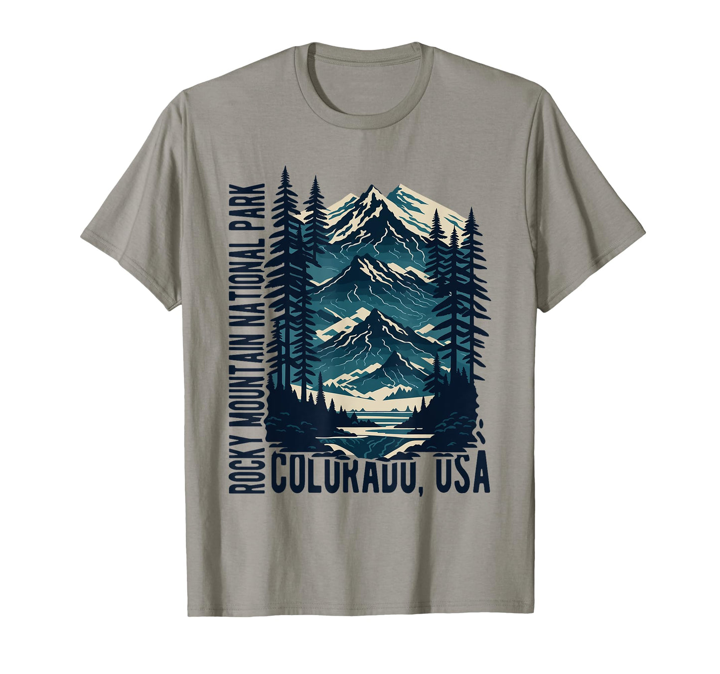 Rocky Mountain National Park Scenic T-Shirt - Novelty Apparel Men Women - T-Shirt, Sweatshirt, Hoodie